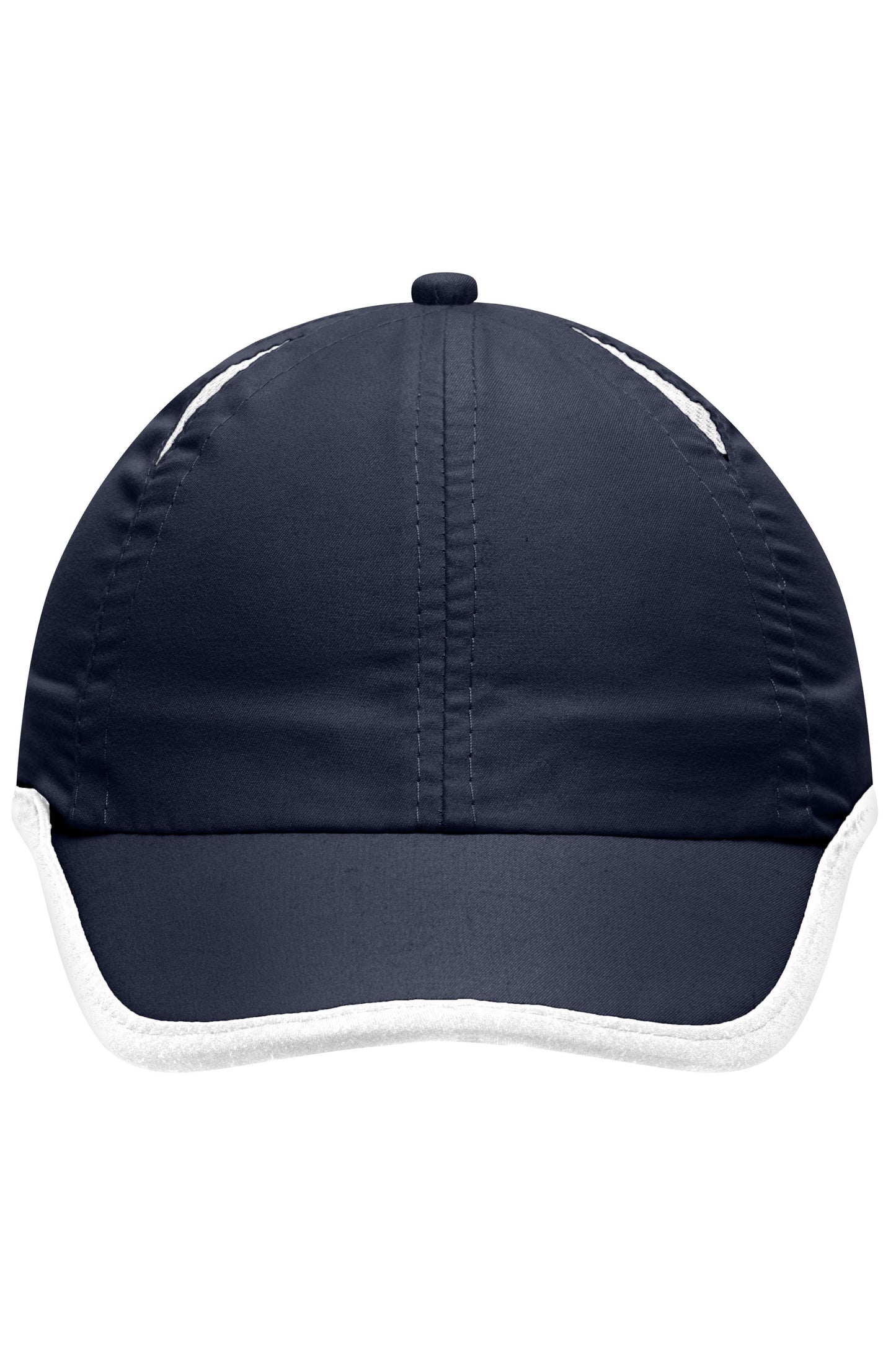 MB6156 - 6 Panel Micro-Edge Sports Cap in navy/white Größe one size von Daiber