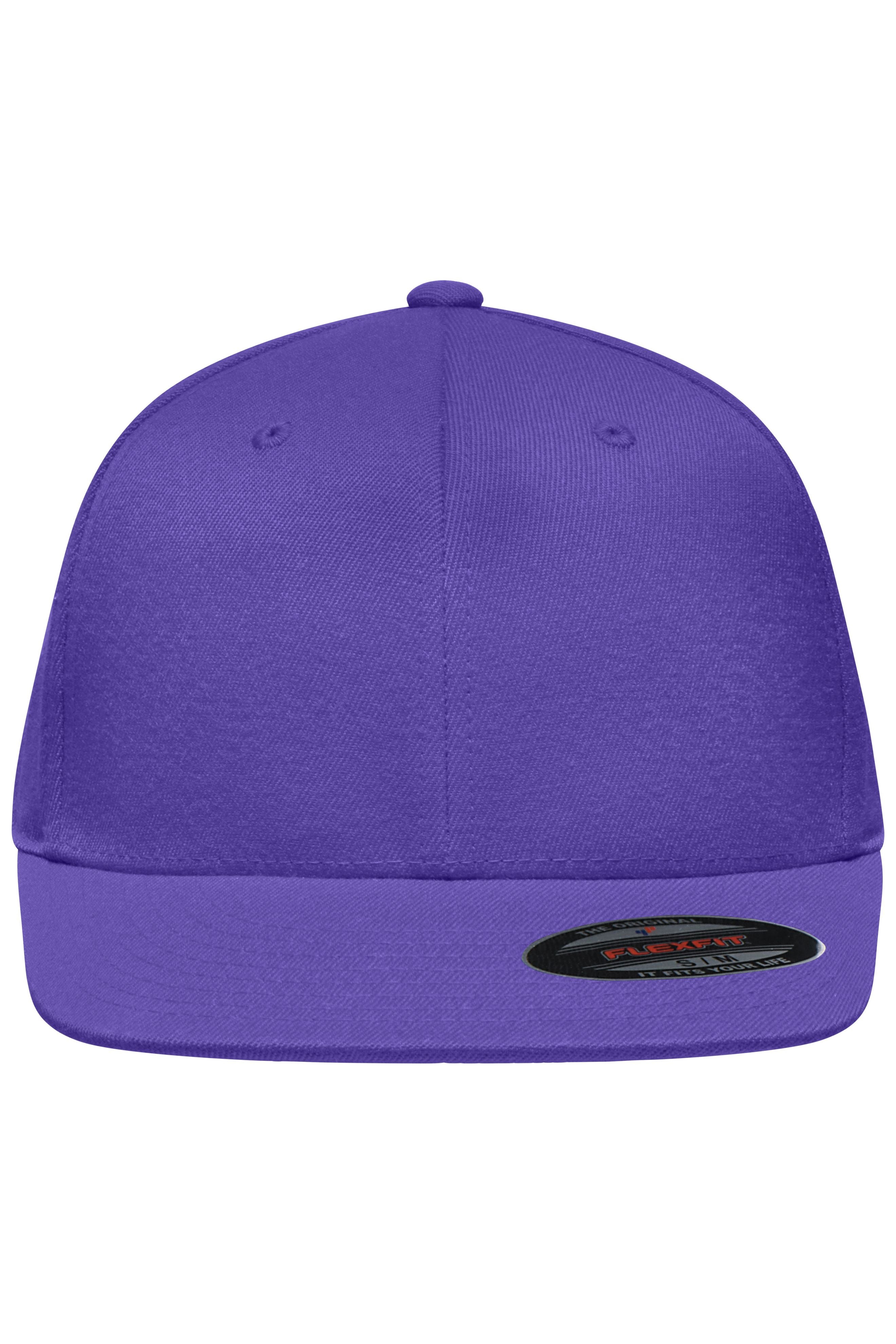 MB6184 - Flexfit® Flat Peak Cap in purple Größe S/M von Daiber