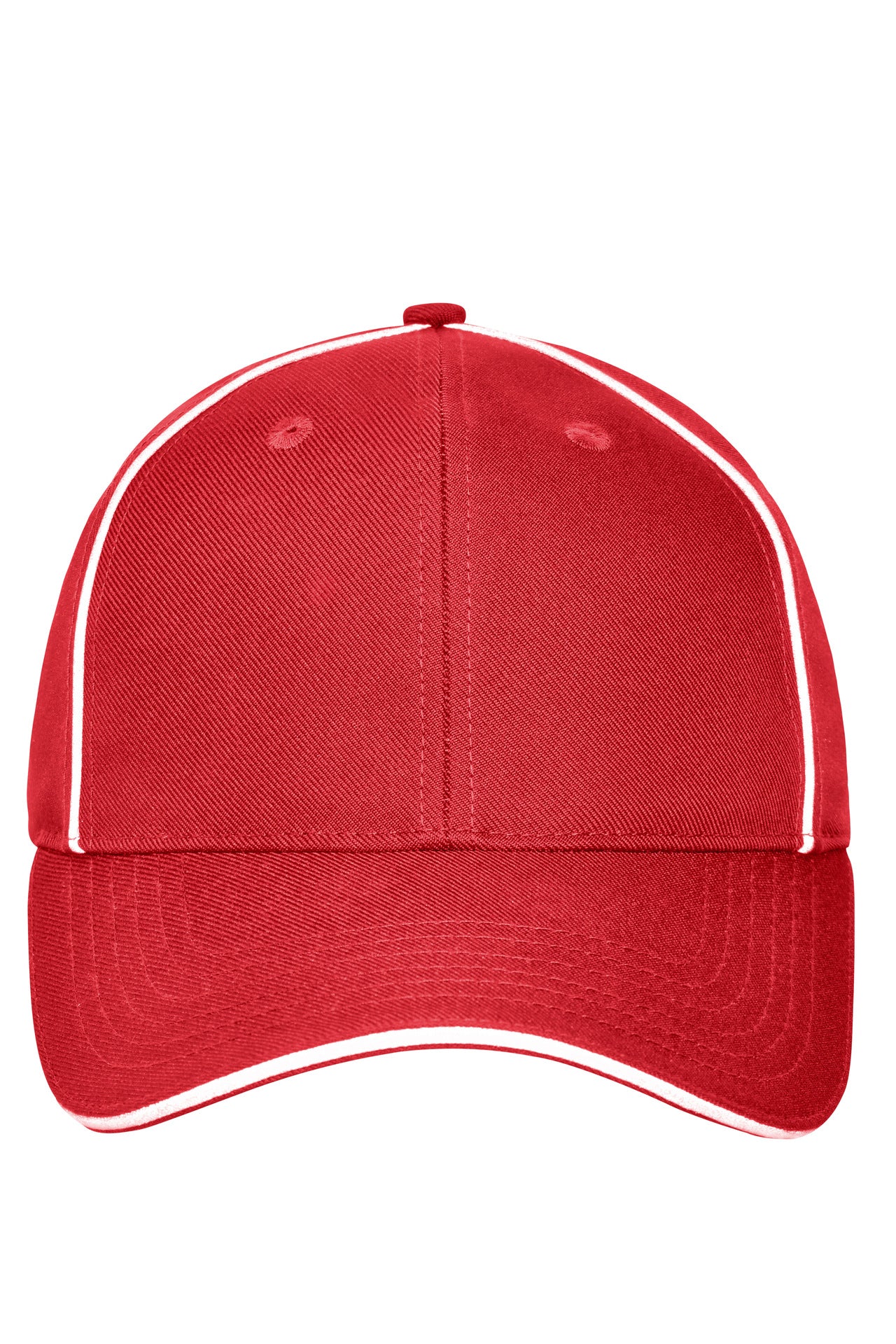 MB6234 - 6 Panel Workwear Cap - SOLID - in red Größe one size von Daiber