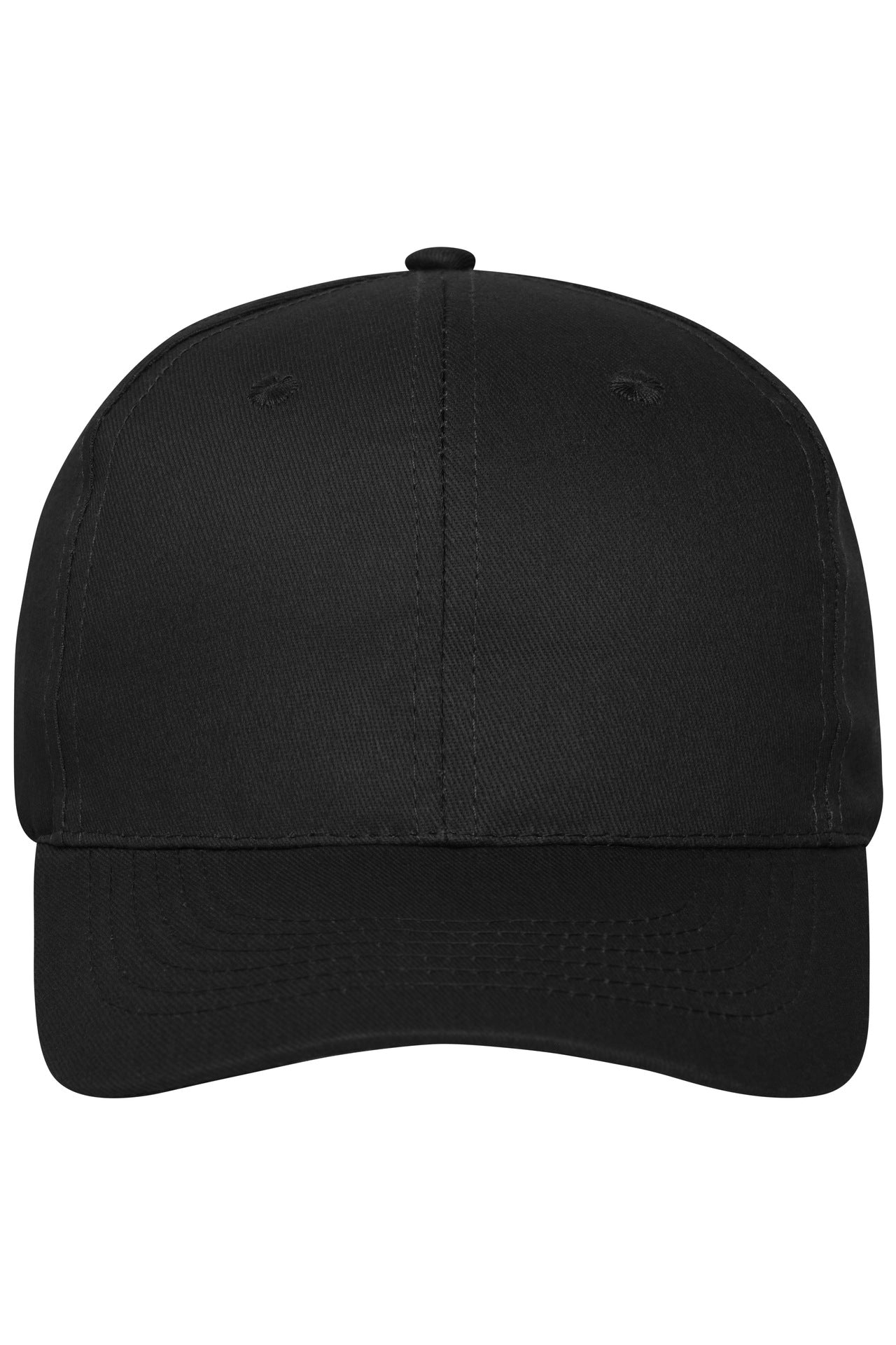 MB6236 - 6 Panel Cap Bio Cotton in black Größe one size von Daiber