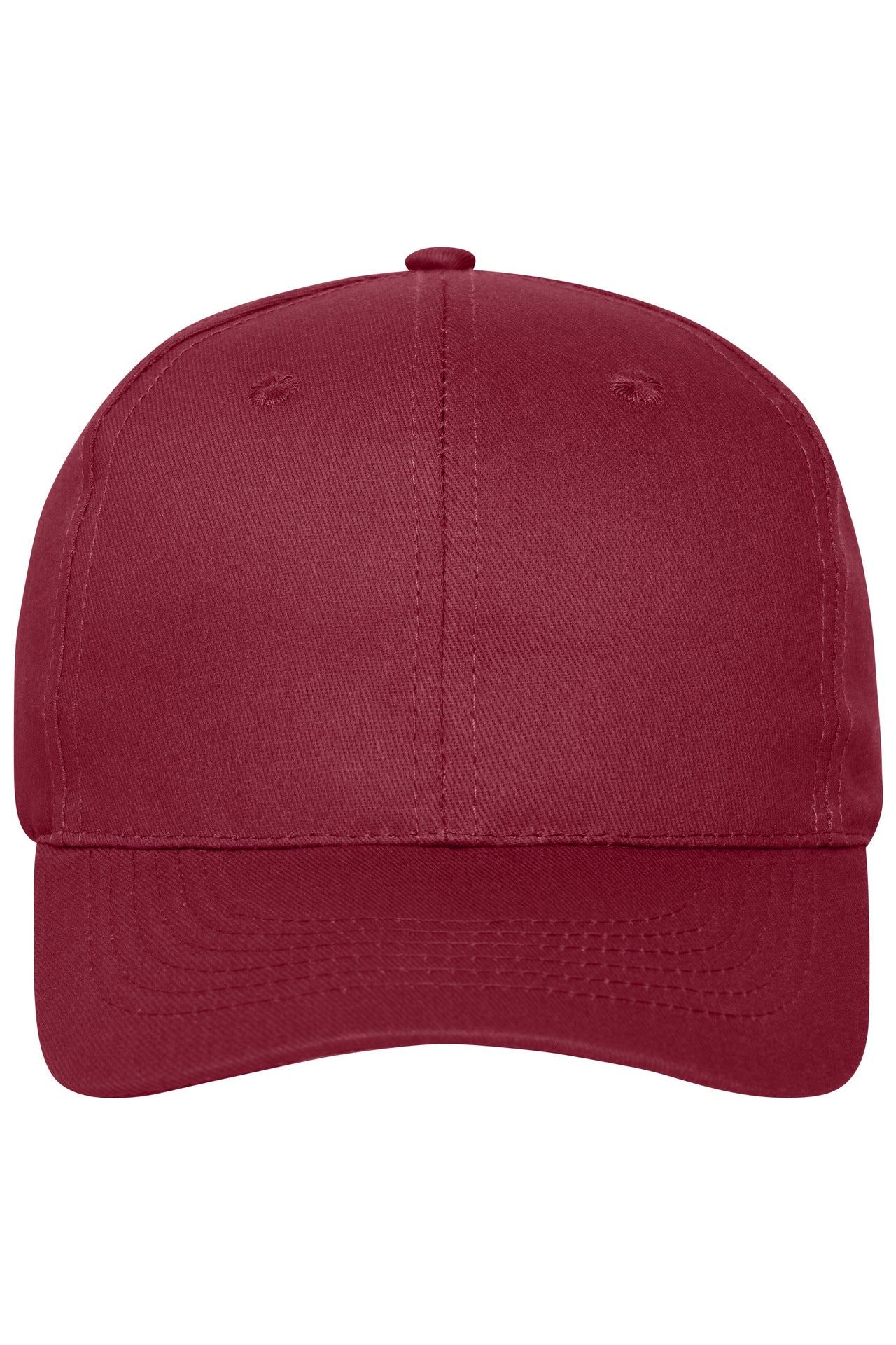 MB6236 - 6 Panel Cap Bio Cotton in burgundy Größe one size von Daiber