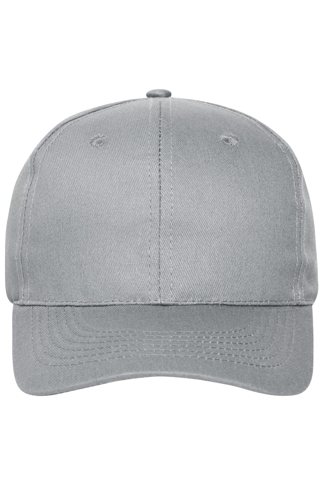 MB6236 - 6 Panel Cap Bio Cotton in light-grey Größe one size von Daiber