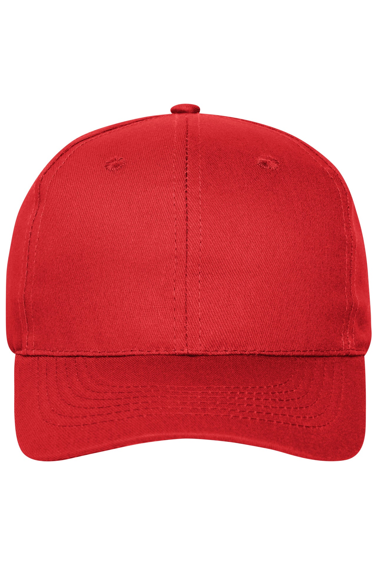 MB6236 - 6 Panel Cap Bio Cotton in red Größe one size von Daiber