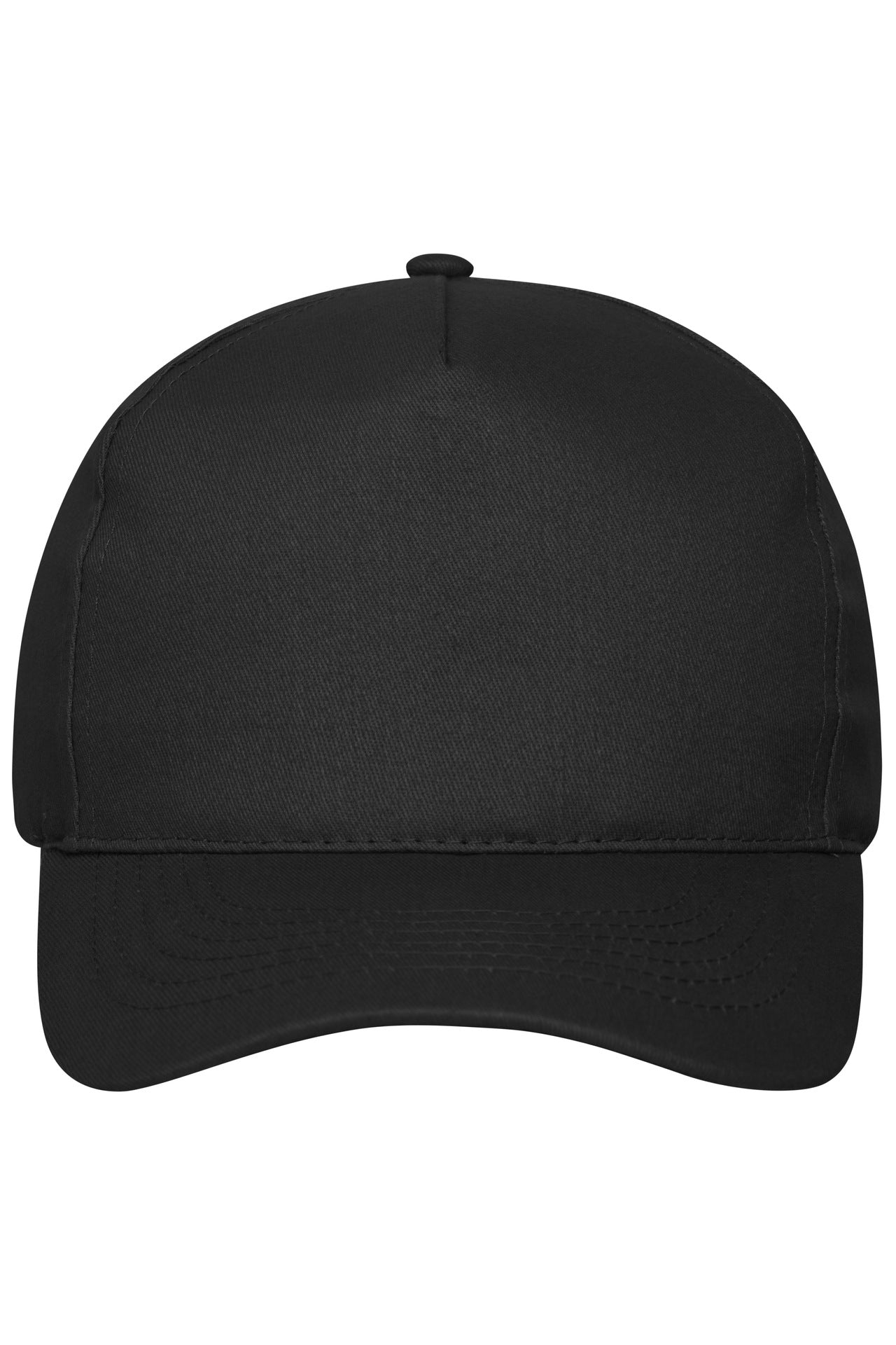 MB6237 - 5 Panel Cap Bio Cotton in black Größe one size von Daiber