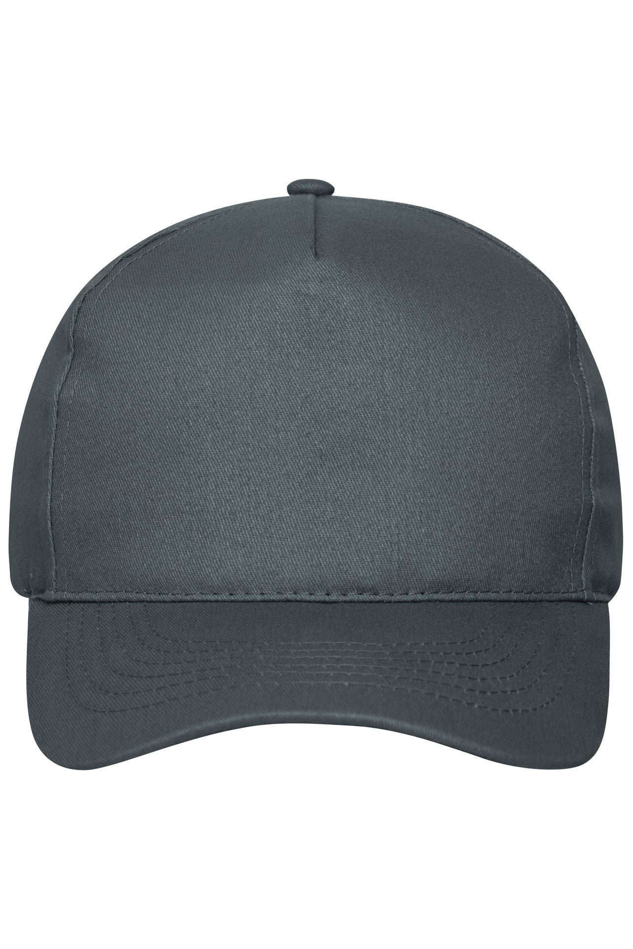 MB6237 - 5 Panel Cap Bio Cotton in graphite Größe one size von Daiber