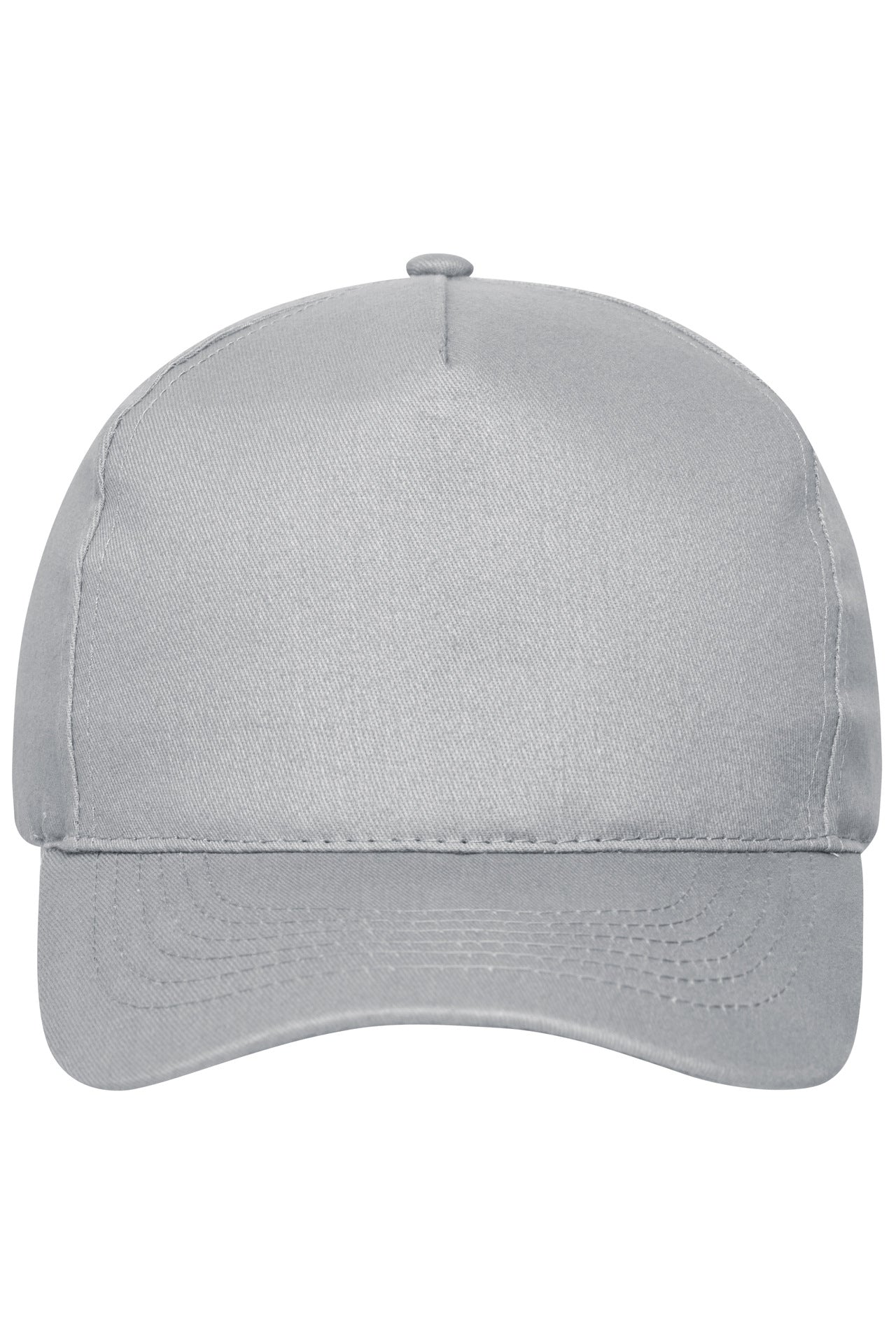 MB6237 - 5 Panel Cap Bio Cotton in light-grey Größe one size von Daiber
