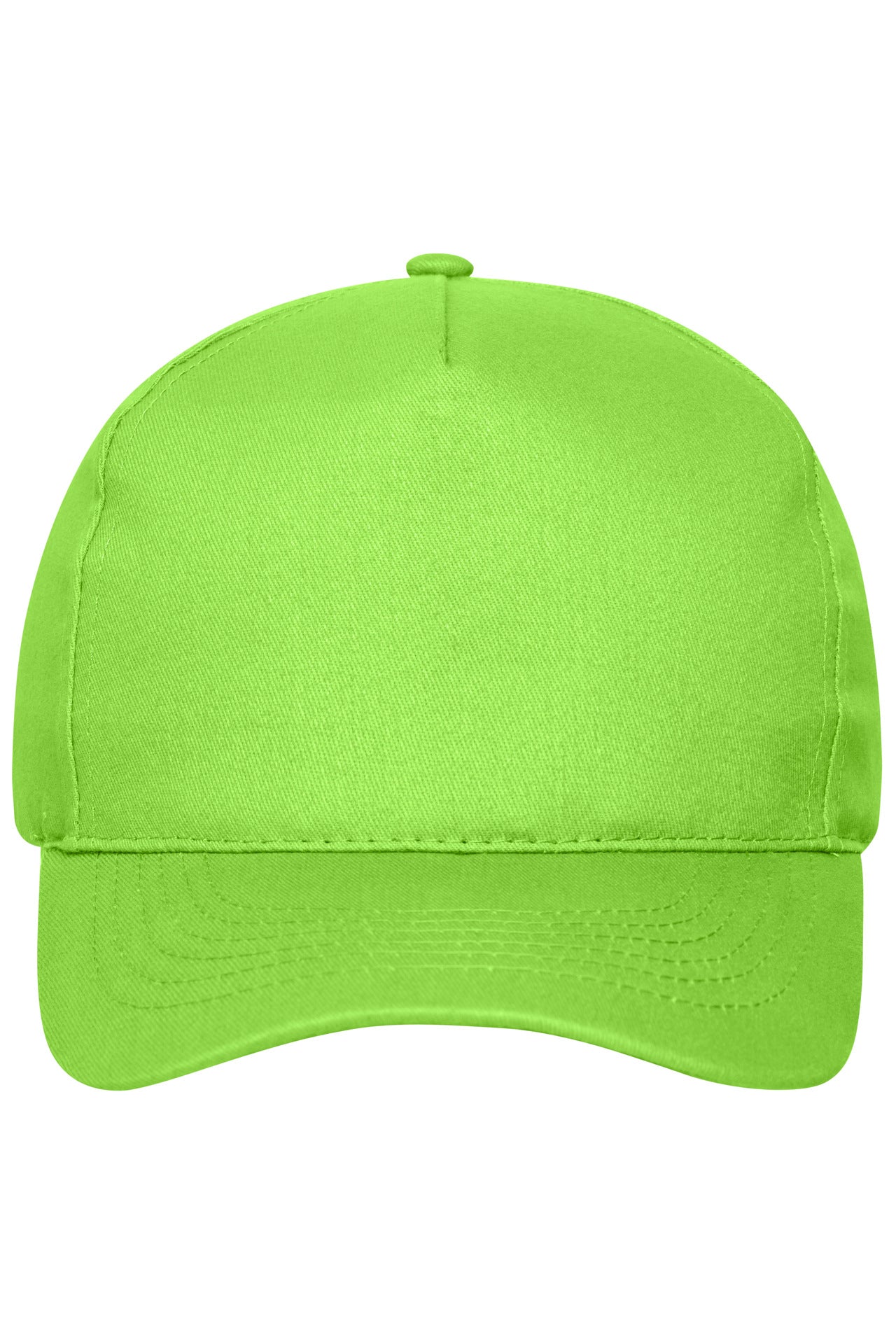 MB6237 - 5 Panel Cap Bio Cotton in lime-green Größe one size von Daiber
