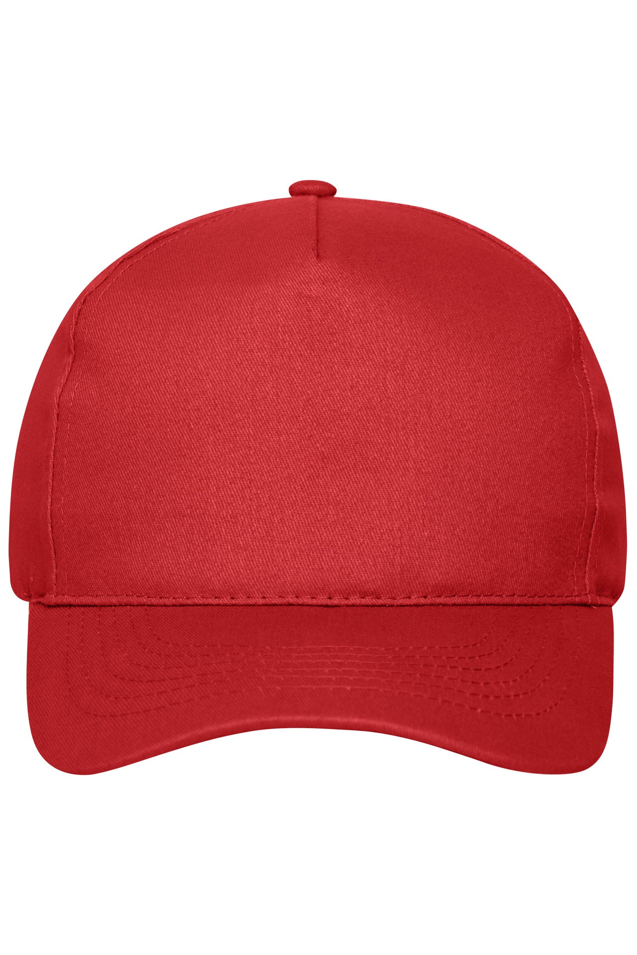 MB6237 - 5 Panel Cap Bio Cotton in red Größe one size von Daiber