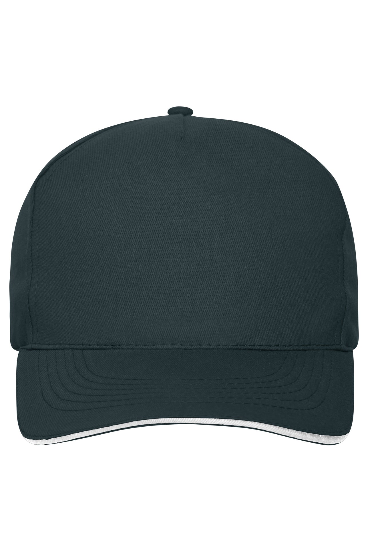 MB6238 - 5 Panel Sandwich Cap Bio Cotton in navy/white Größe one size von Daiber