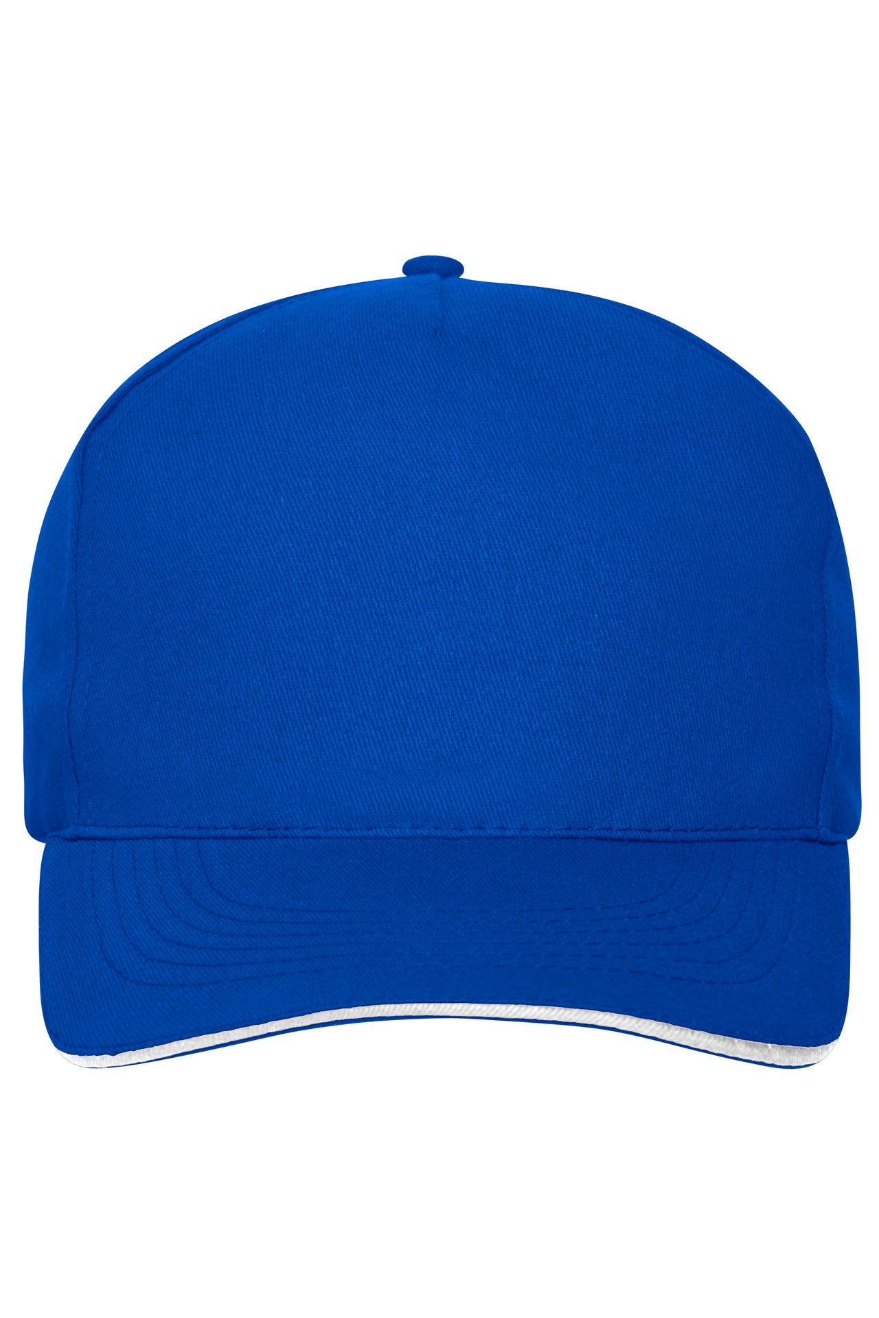 MB6238 - 5 Panel Sandwich Cap Bio Cotton in royal/white Größe one size von Daiber
