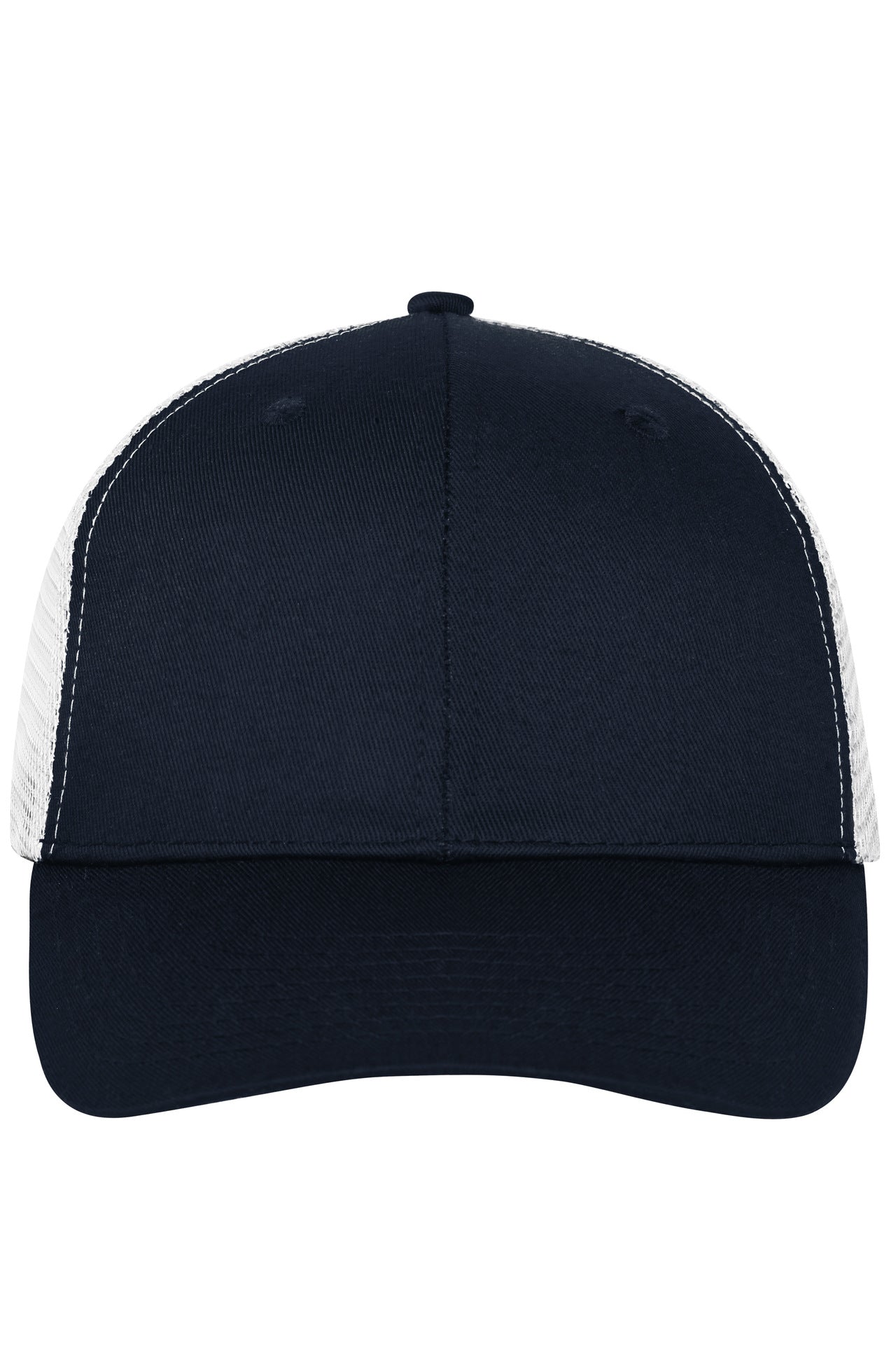MB6239 - 6 Panel Mesh Cap in navy/navy/white Größe one size von Daiber