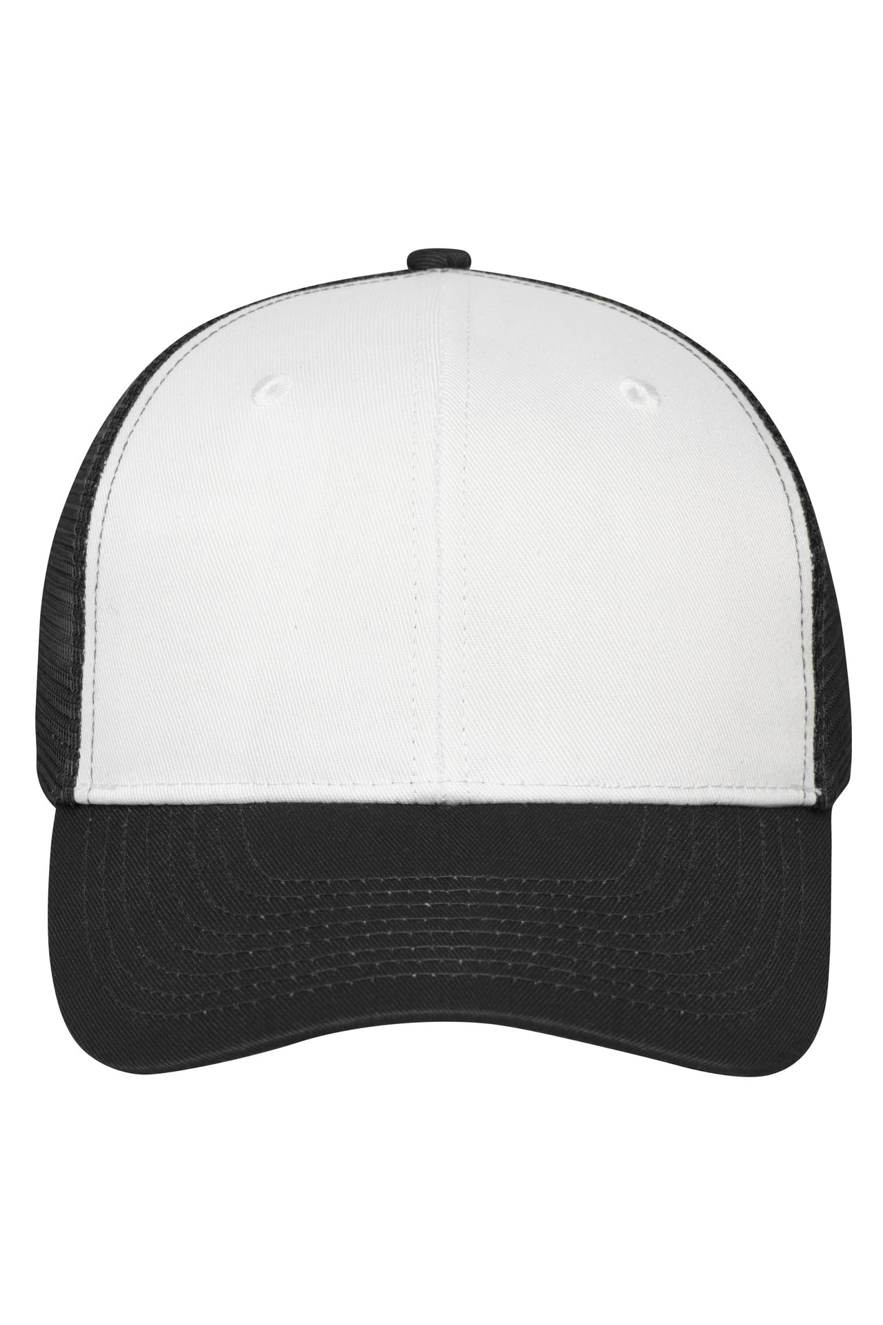 MB6239 - 6 Panel Mesh Cap in white/black Größe one size von Daiber