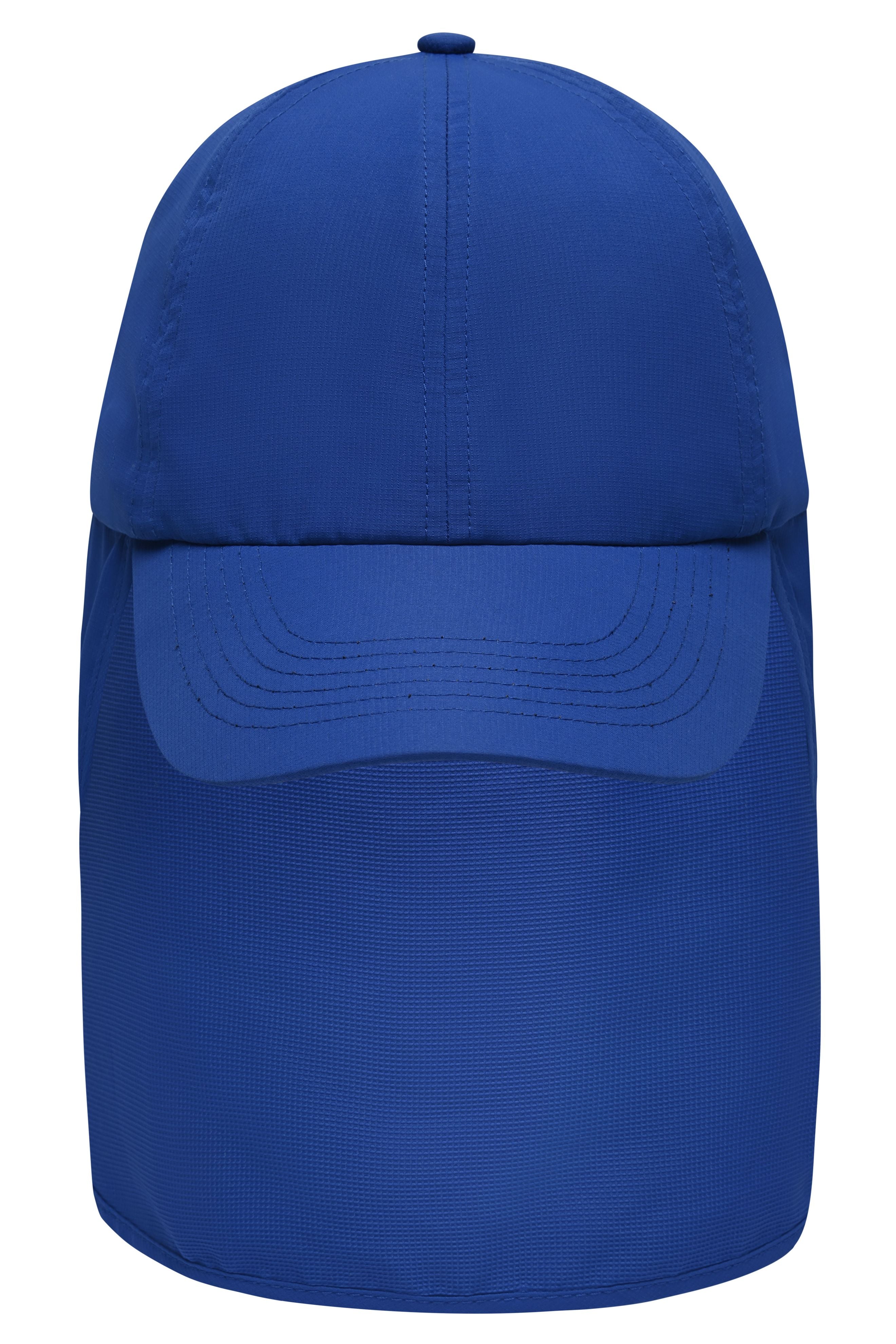 MB6243 - 6 Panel Cap with Neck Guard in royal Größe one size von Daiber