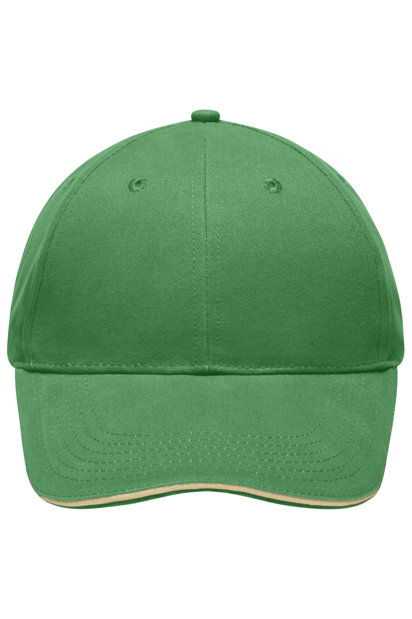 MB6541 - Light Brushed Sandwich Cap in green/beige Größe one size von Daiber