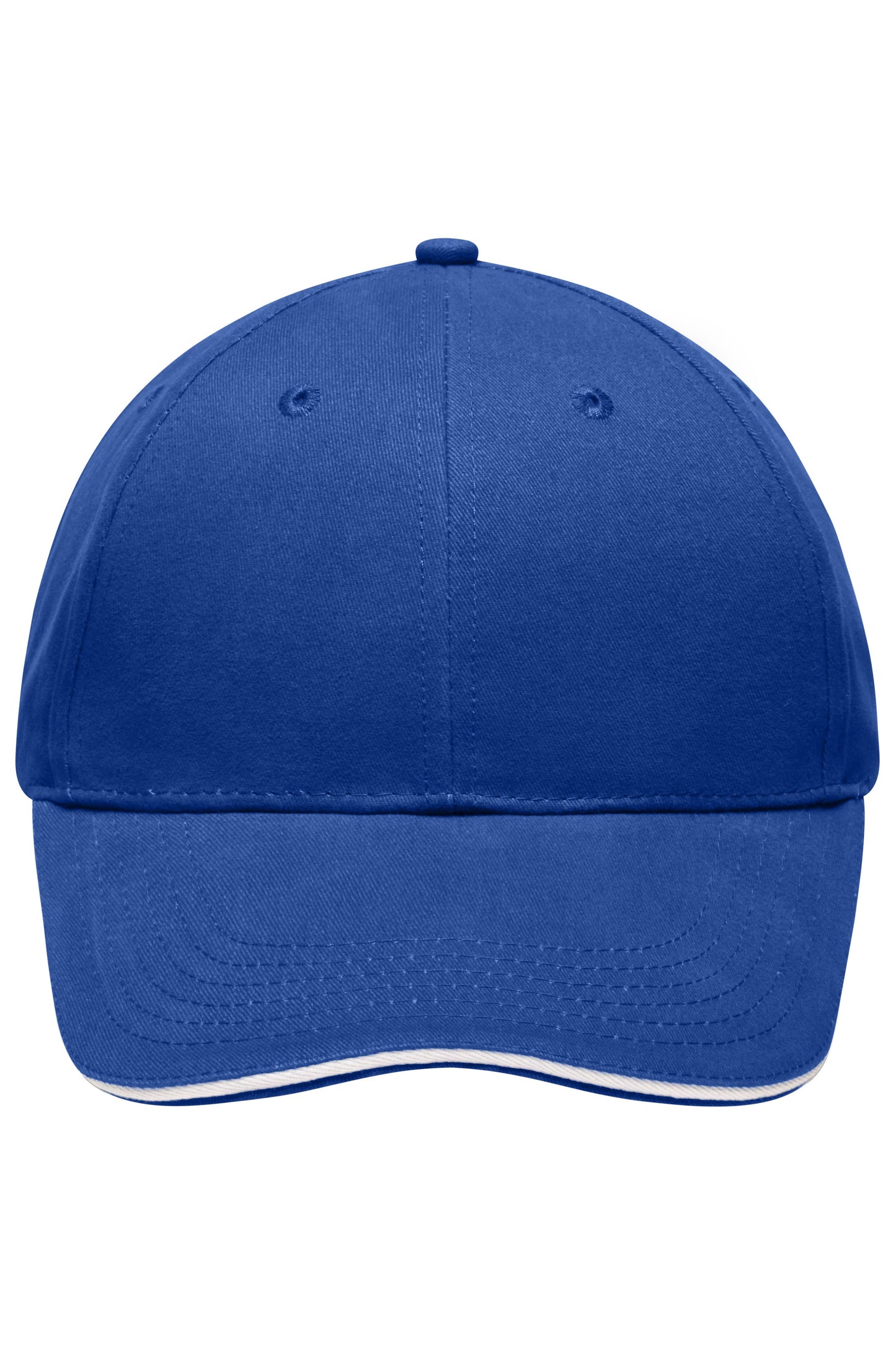 MB6541 - Light Brushed Sandwich Cap in royal/white Größe one size von Daiber