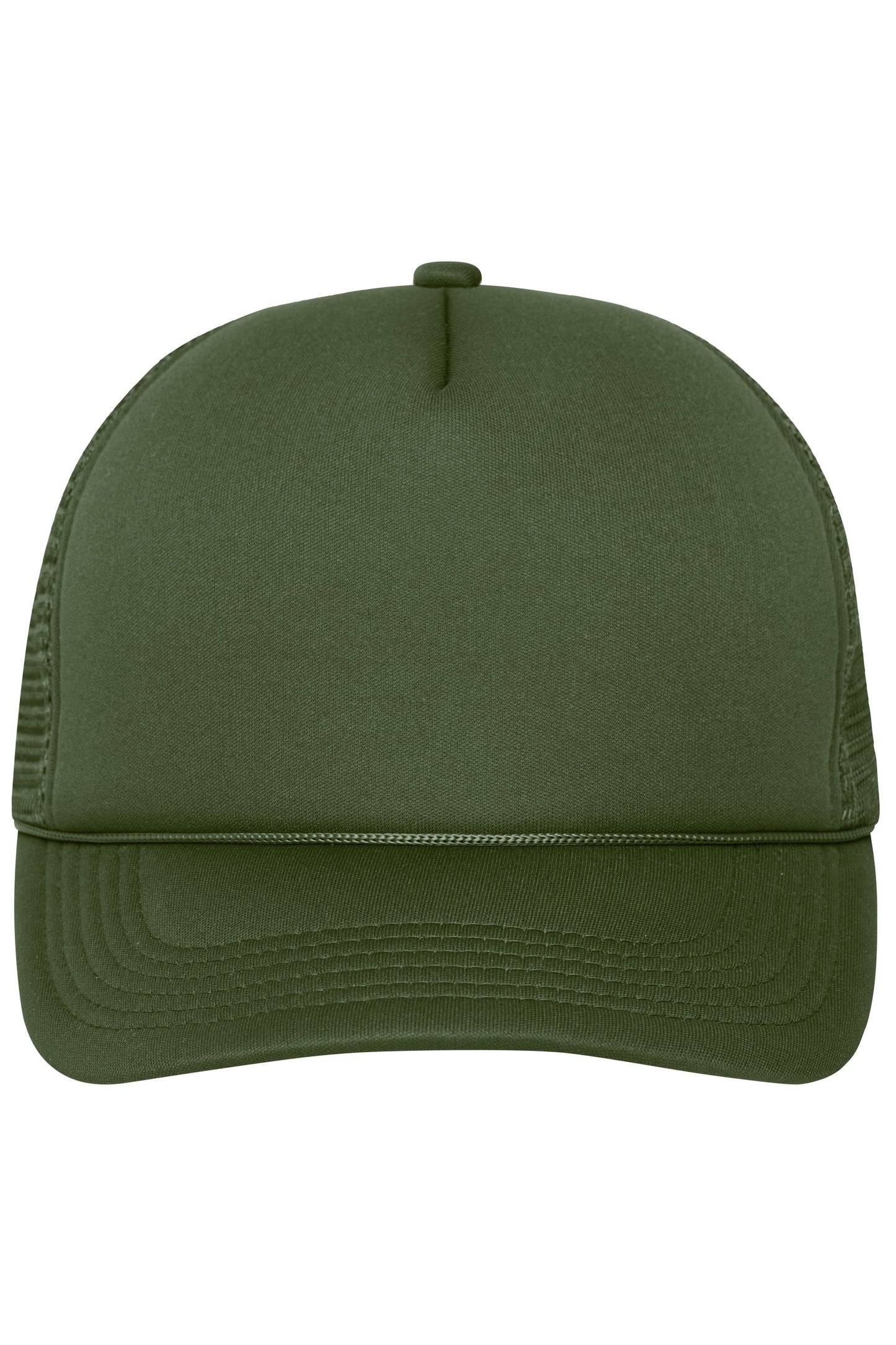 MB6550 - 5 Panel Retro Mesh Cap in dark-olive/dark-olive Größe one size von Daiber