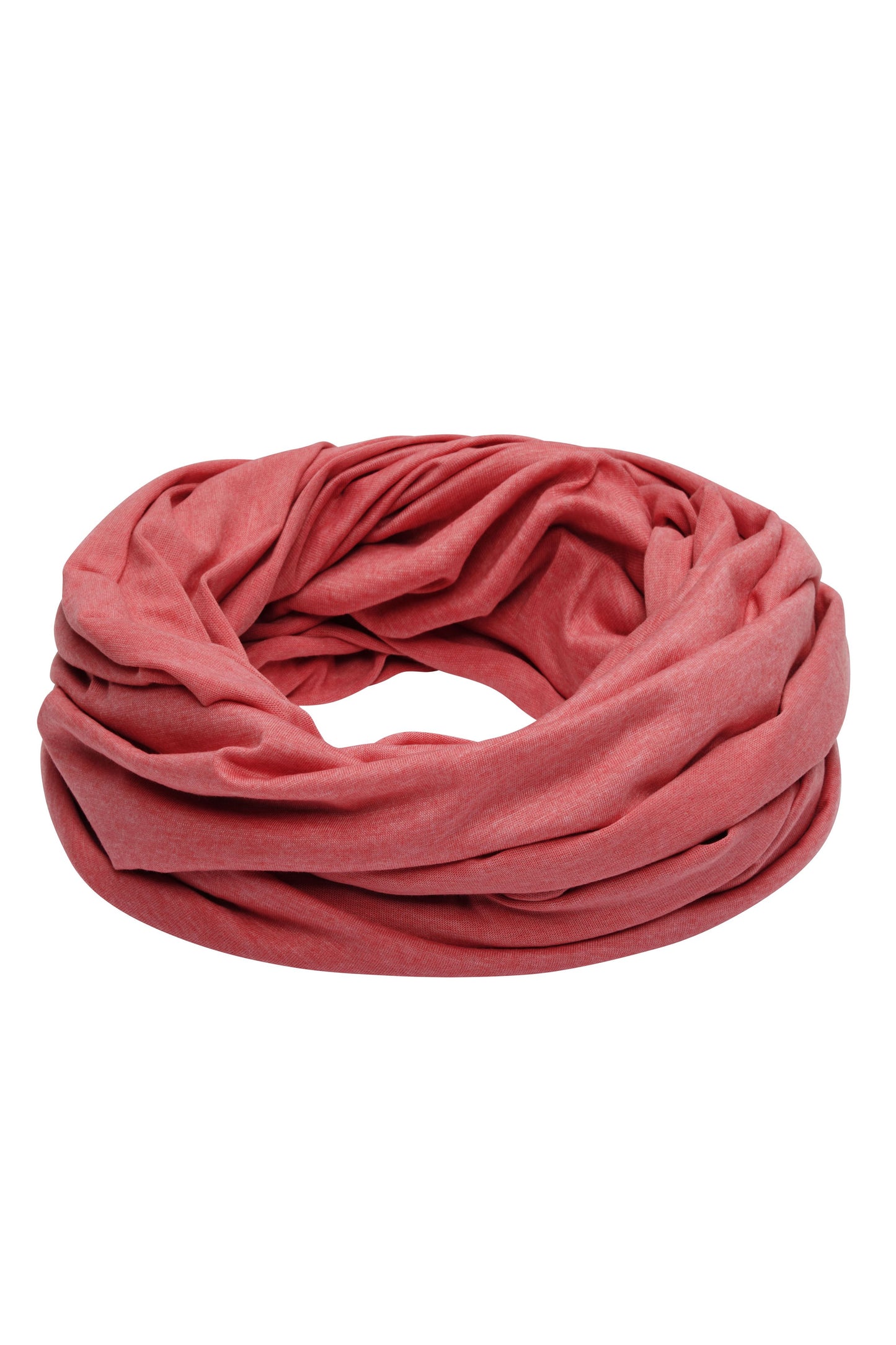 MB6578 - Heather Summer Loop-Scarf in red-melange Größe 75 x 80 cm von Daiber