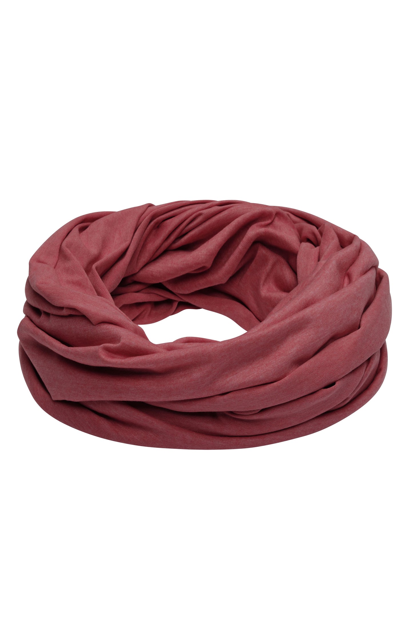 MB6578 - Heather Summer Loop-Scarf in wine-melange Größe 75 x 80 cm von Daiber