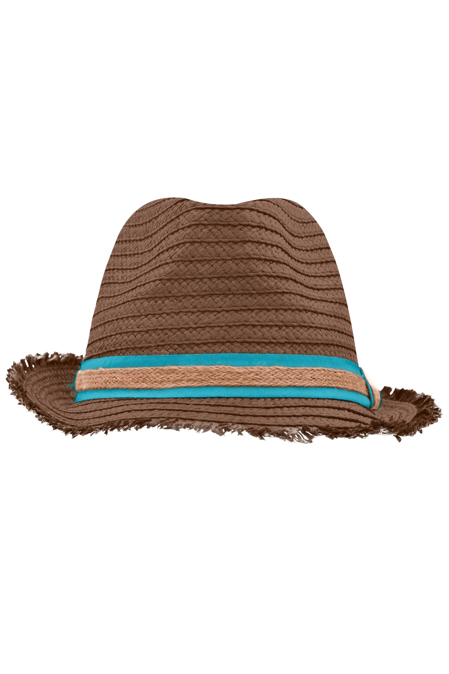 MB6703 - Trendy Summer Hat in nougat/turquoise Größe S/M von Daiber