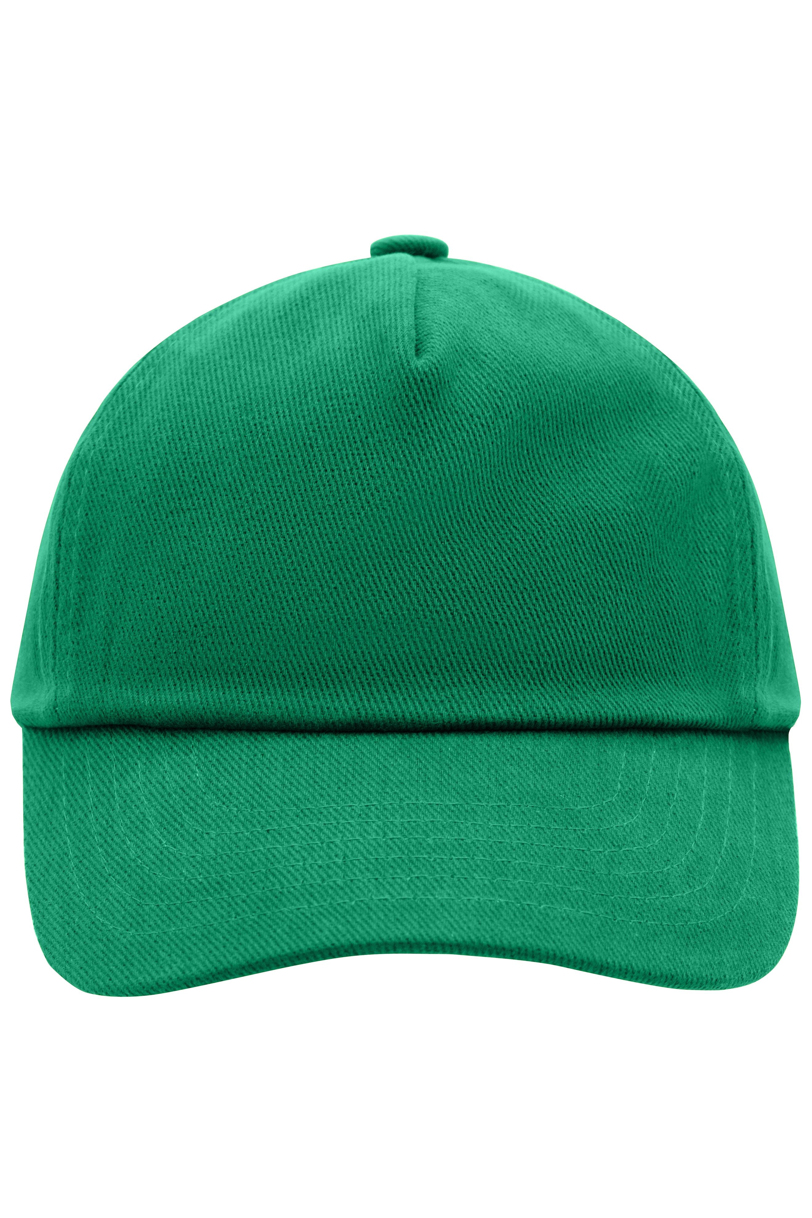 MB7010 - 5 Panel Kids' Cap in green Größe one size von Daiber