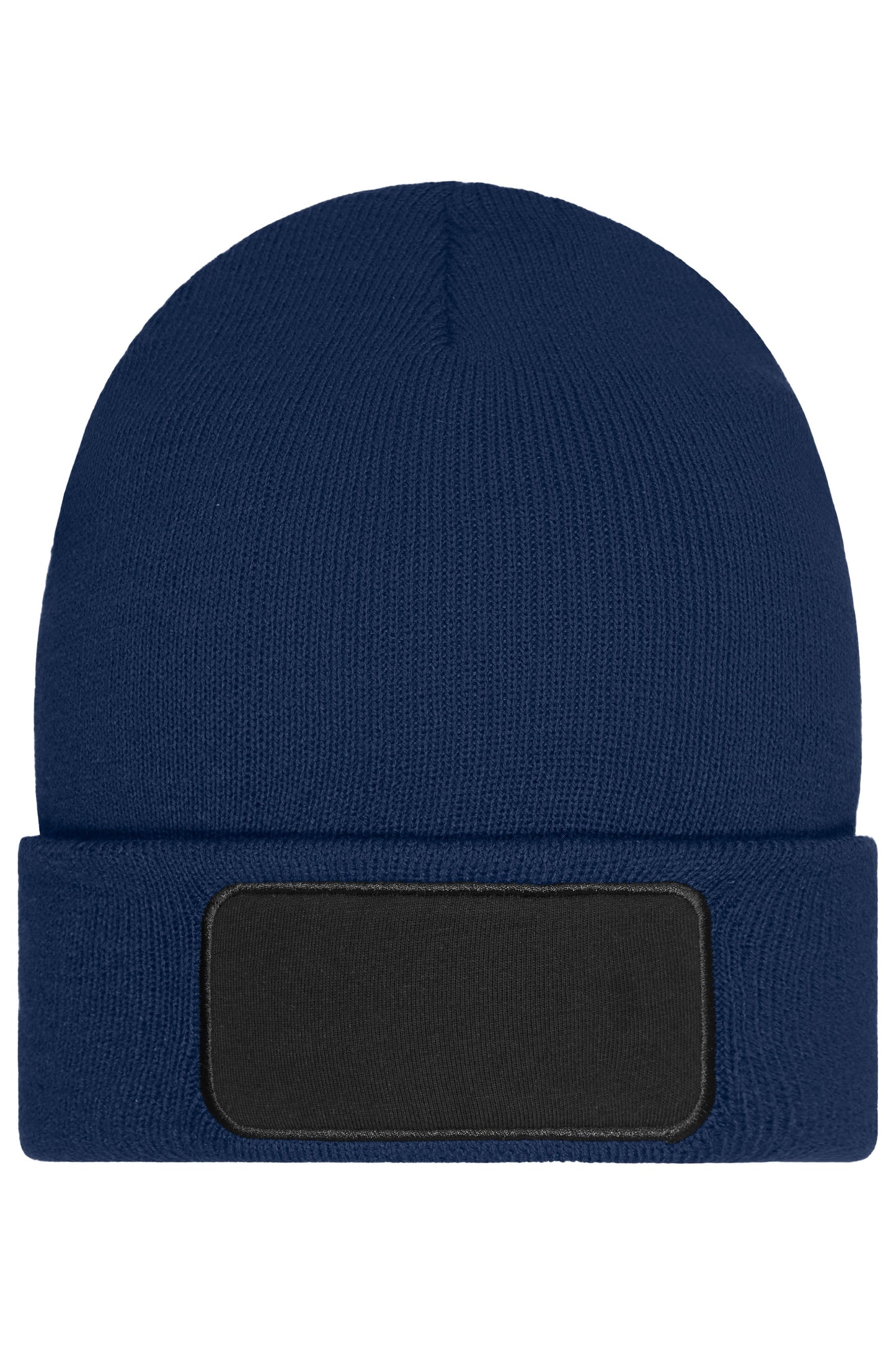 MB7407 - Beanie with Patch (10cm x 5 cm) - Thinsulate in navy Größe one size von Daiber