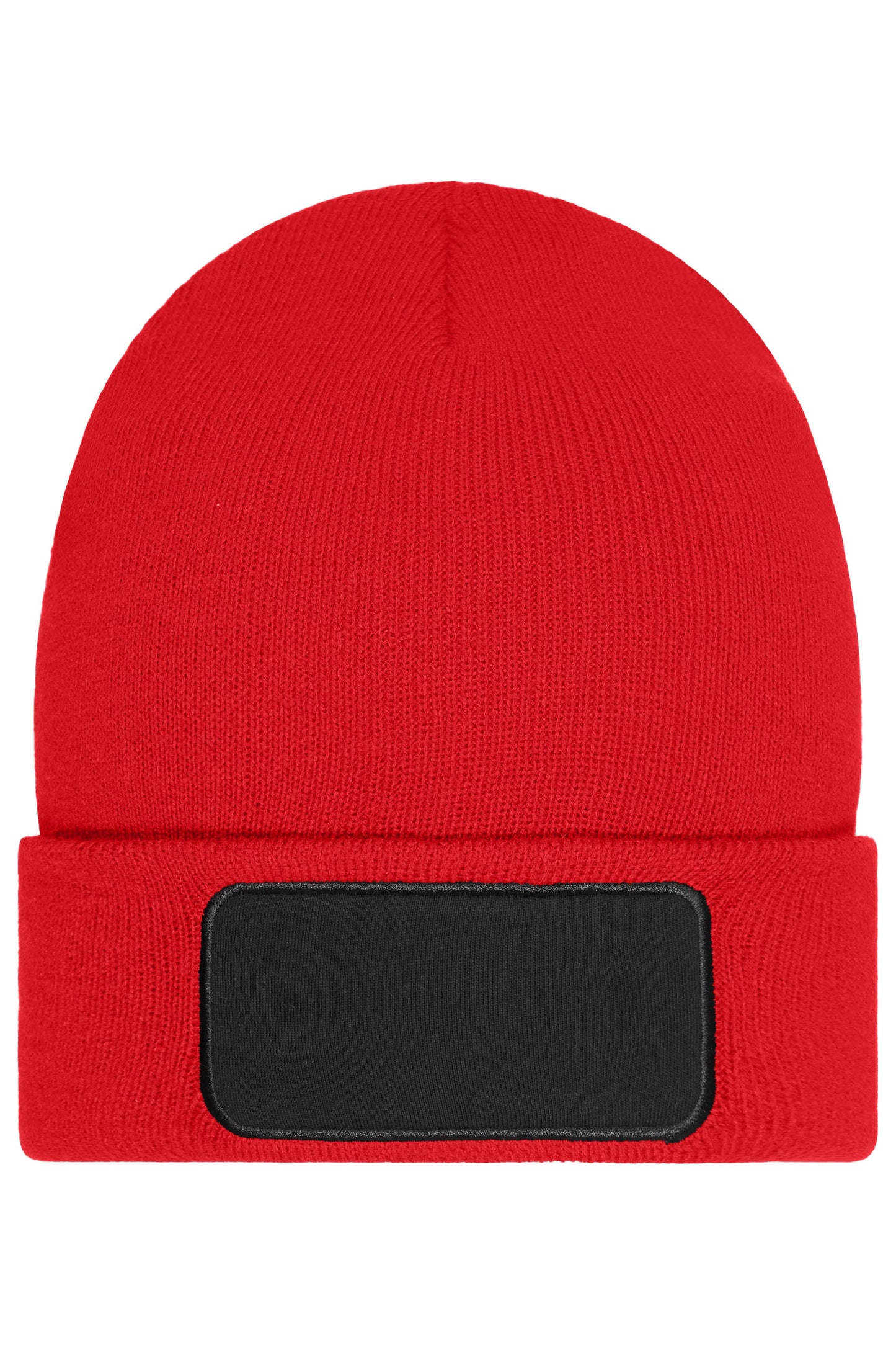 MB7407 - Beanie with Patch (10cm x 5 cm) - Thinsulate in red Größe one size von Daiber