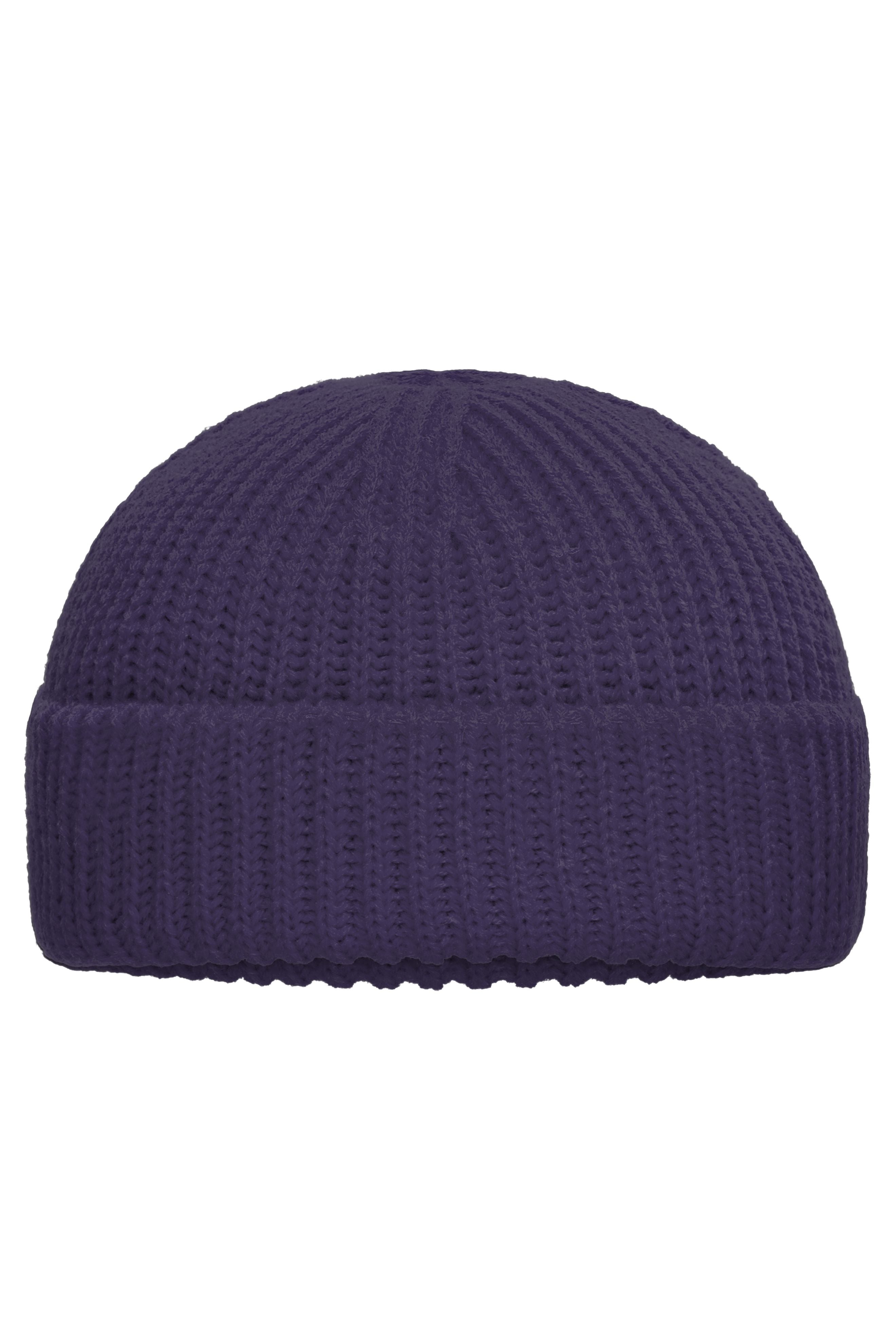 MB7408 - Fisherman Beanie in deep-purple Größe one size von Daiber