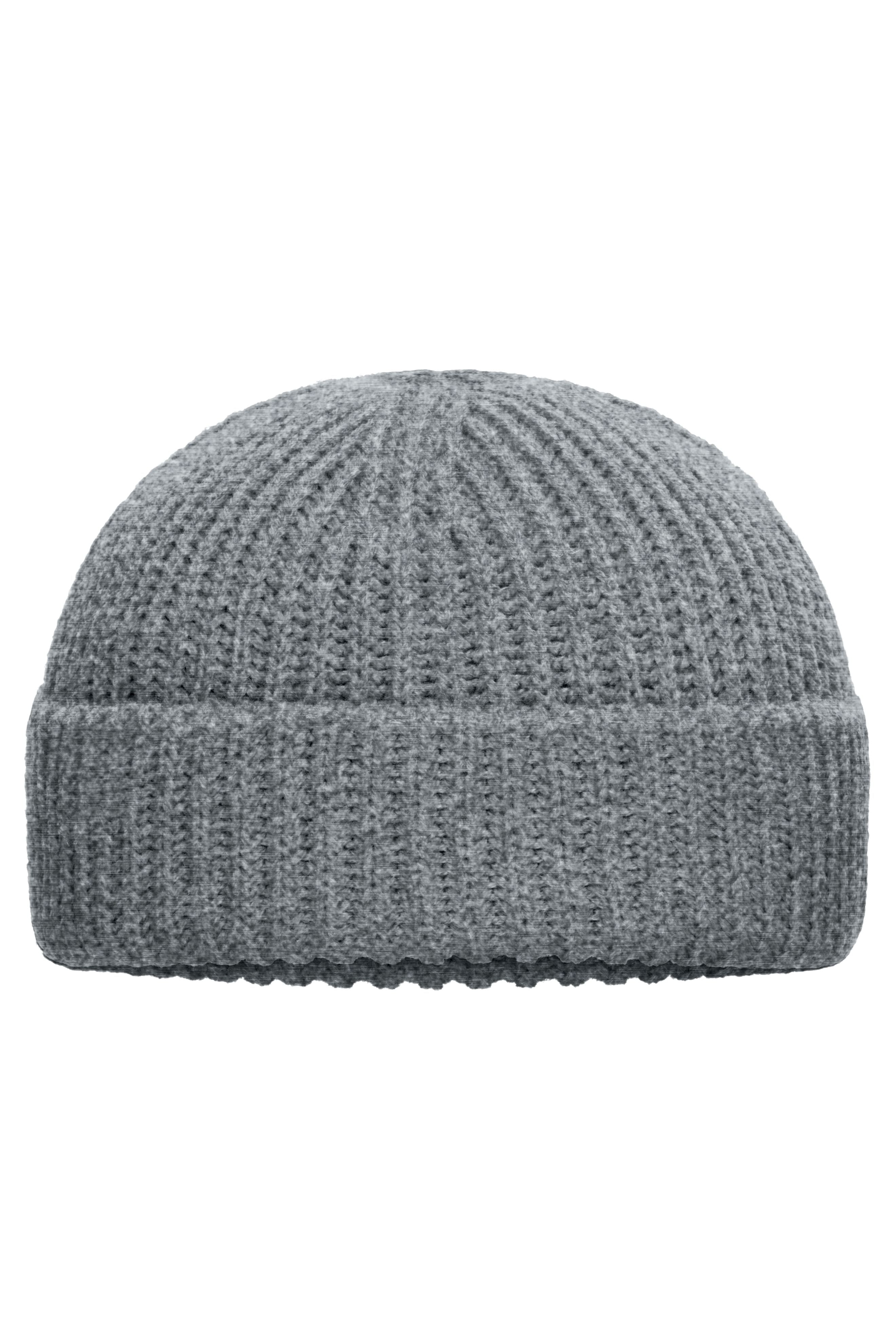 MB7408 - Fisherman Beanie in grey-melange Größe one size von Daiber