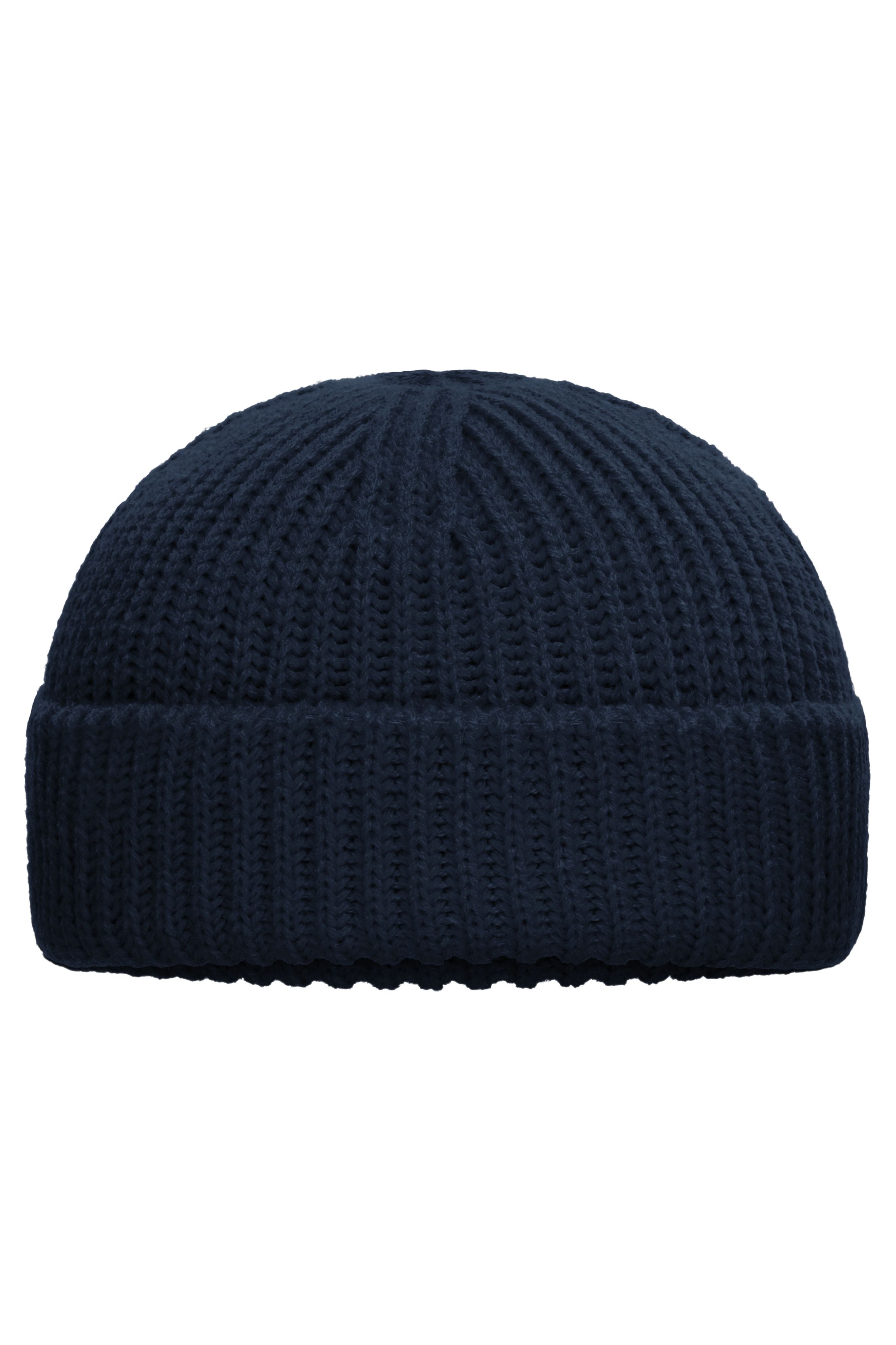 MB7408 - Fisherman Beanie in navy Größe one size von Daiber