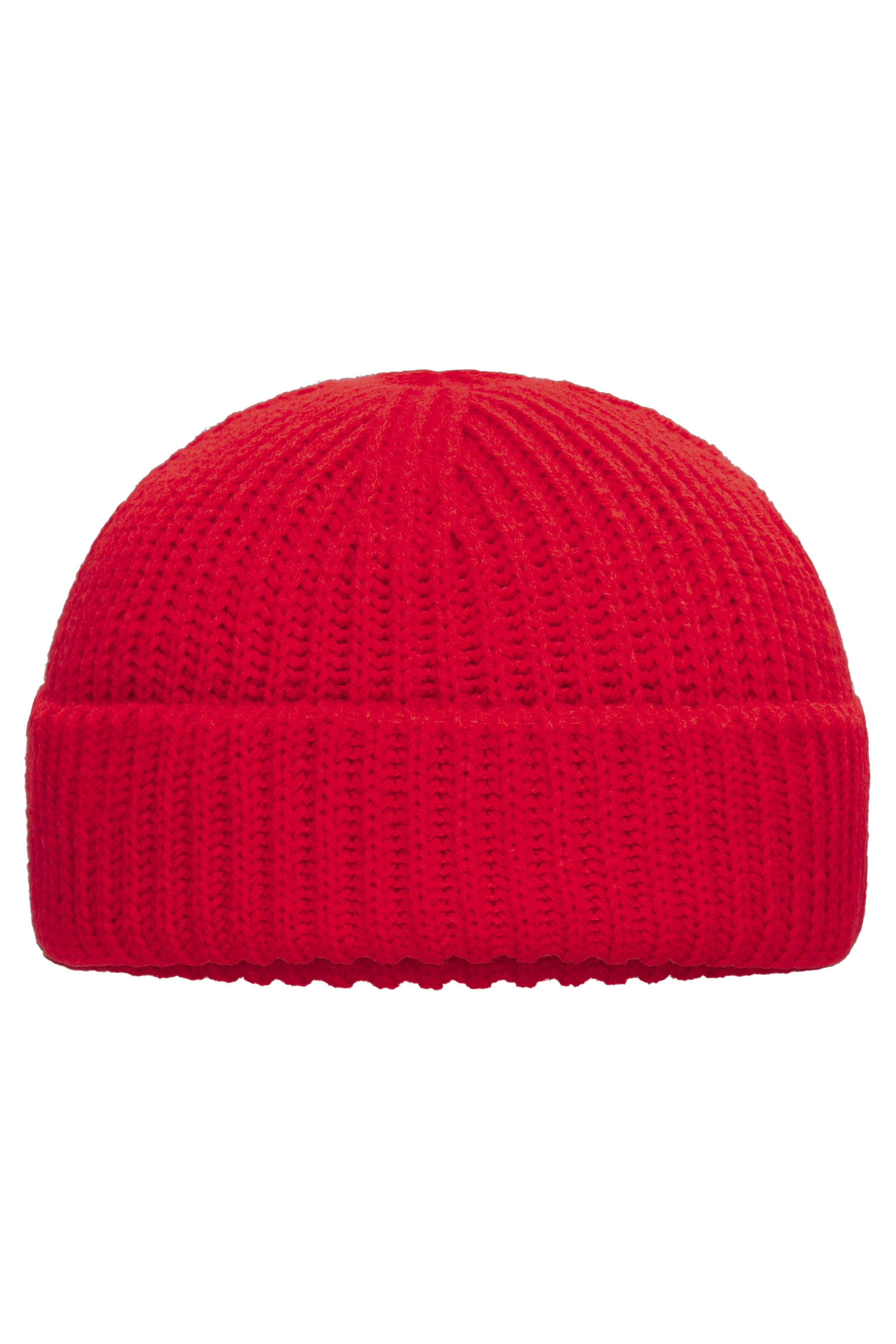 MB7408 - Fisherman Beanie in red Größe one size von Daiber