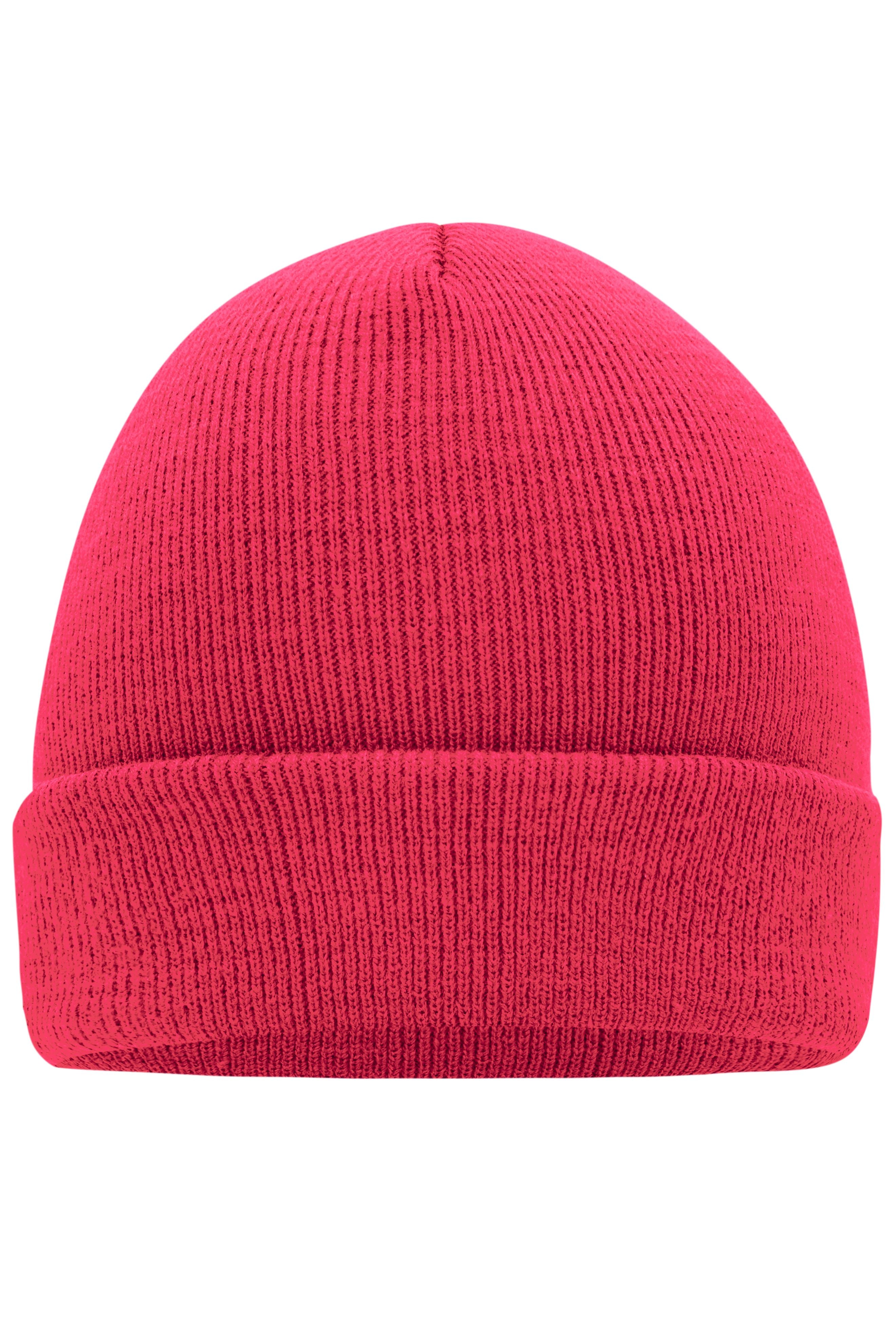 MB7500 - Knitted Cap in bright-pink Größe one size von Daiber