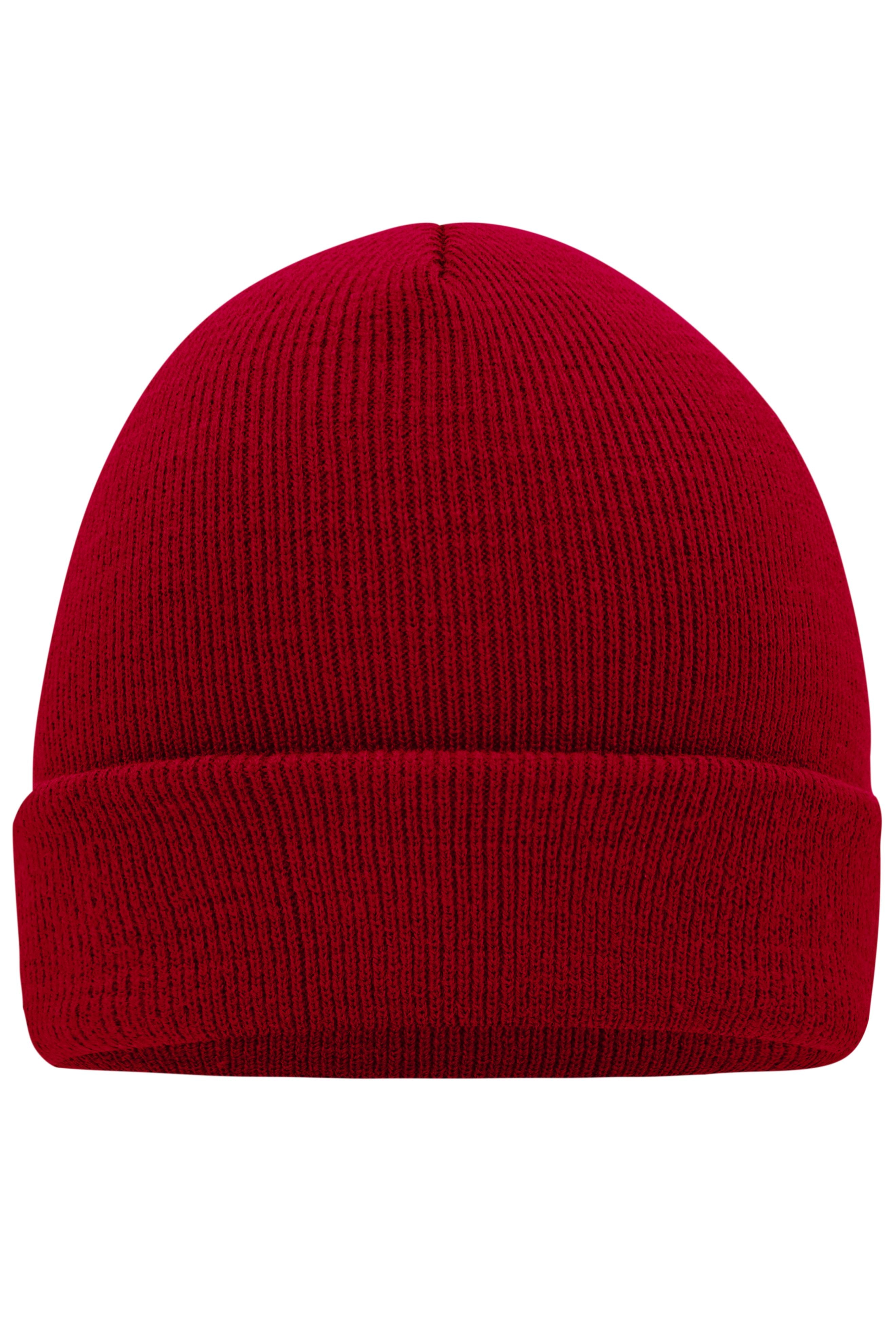 MB7500 - Knitted Cap in burgundy Größe one size von Daiber