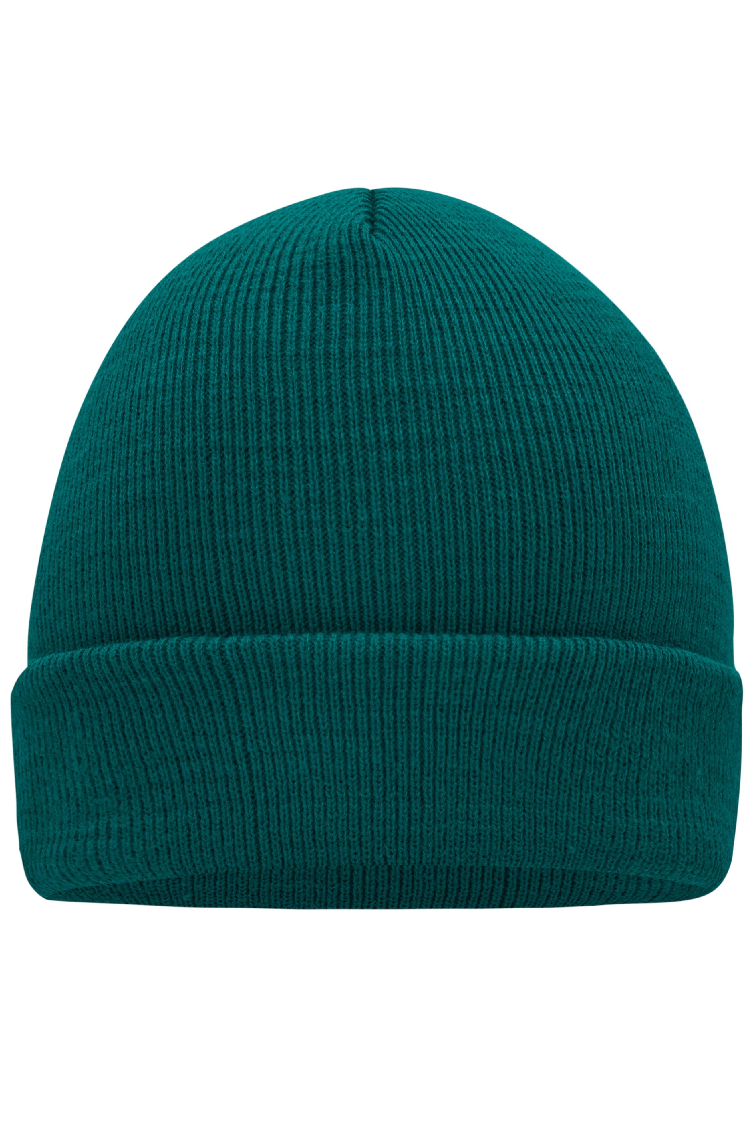 MB7500 - Knitted Cap in dark-green Größe one size von Daiber