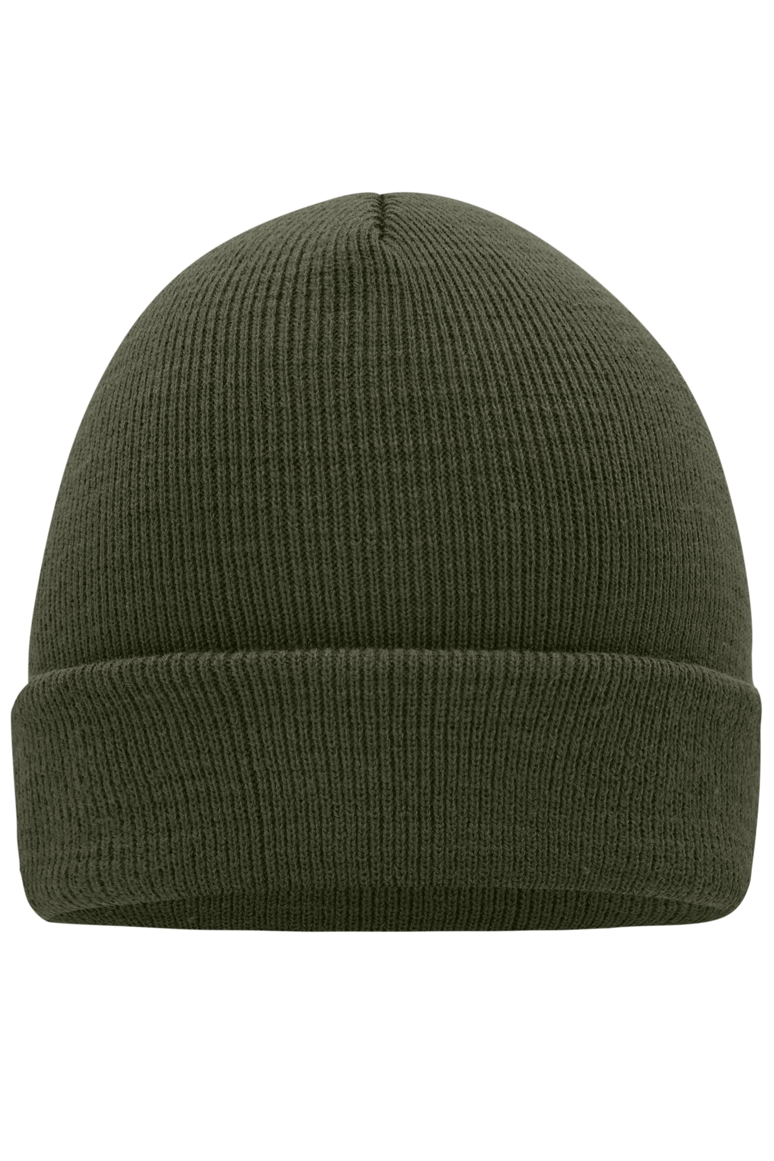 MB7500 - Knitted Cap in olive Größe one size von Daiber