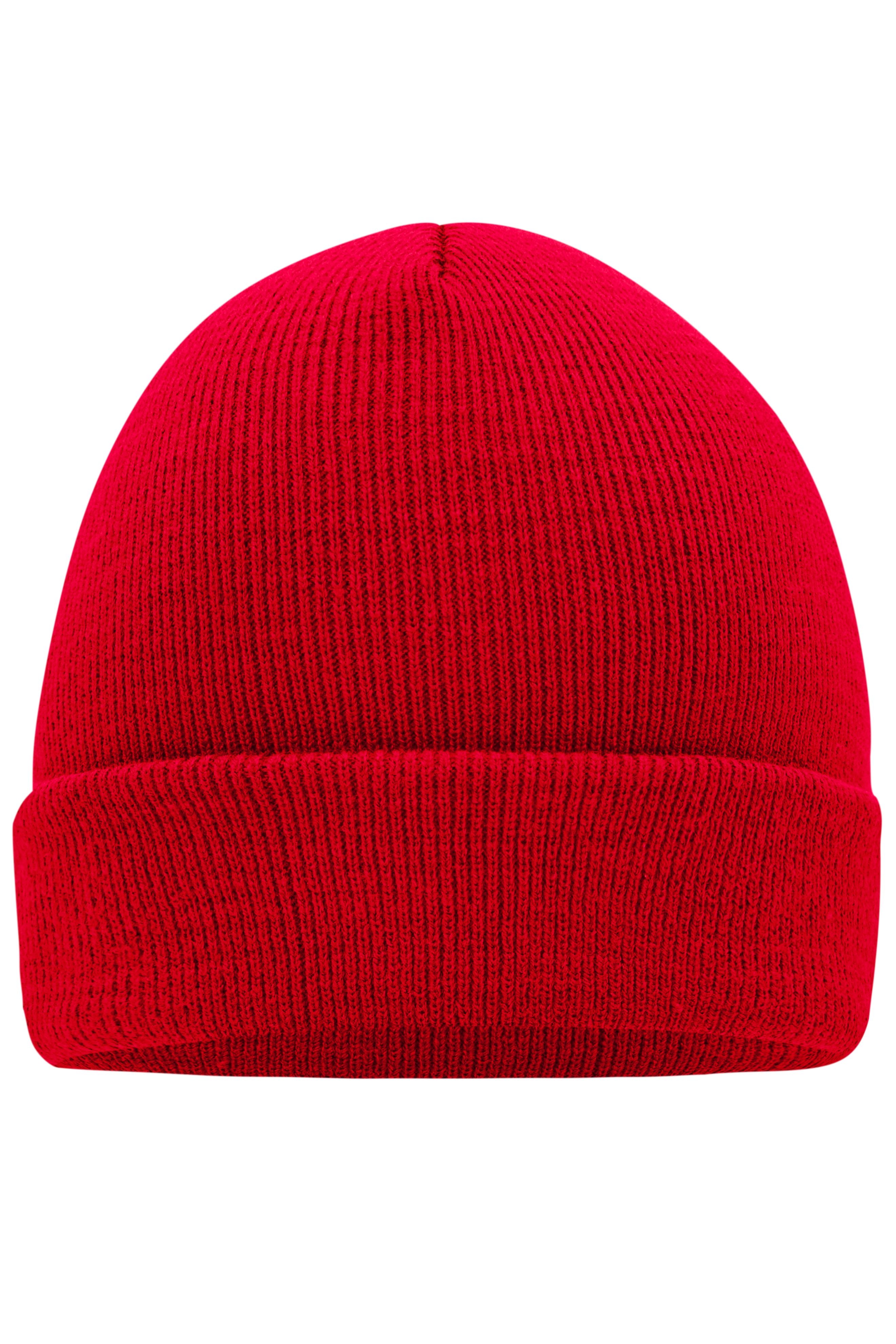 MB7500 - Knitted Cap in red Größe one size von Daiber