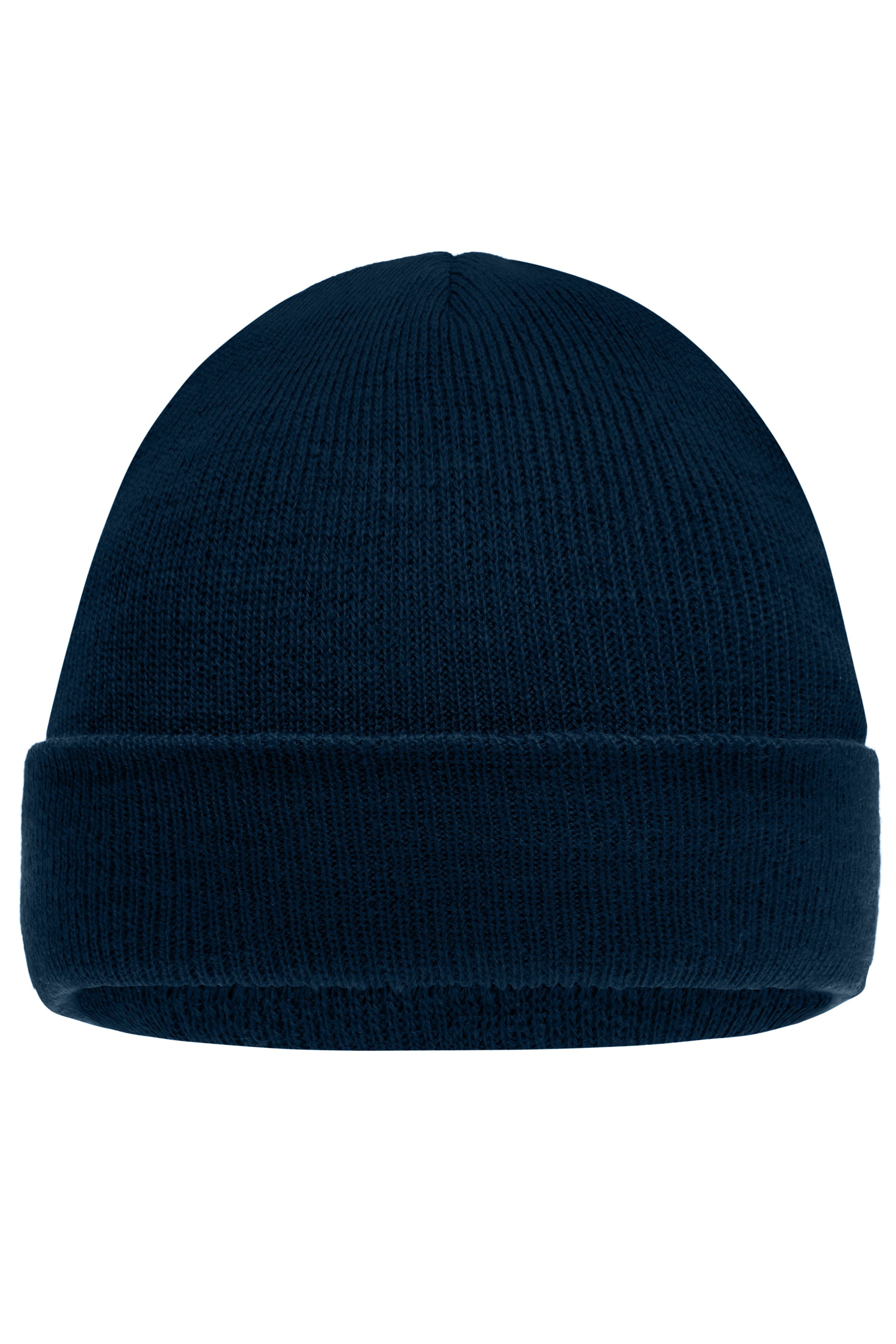 MB7501 - Knitted Cap for Kids in navy Größe one size von Daiber