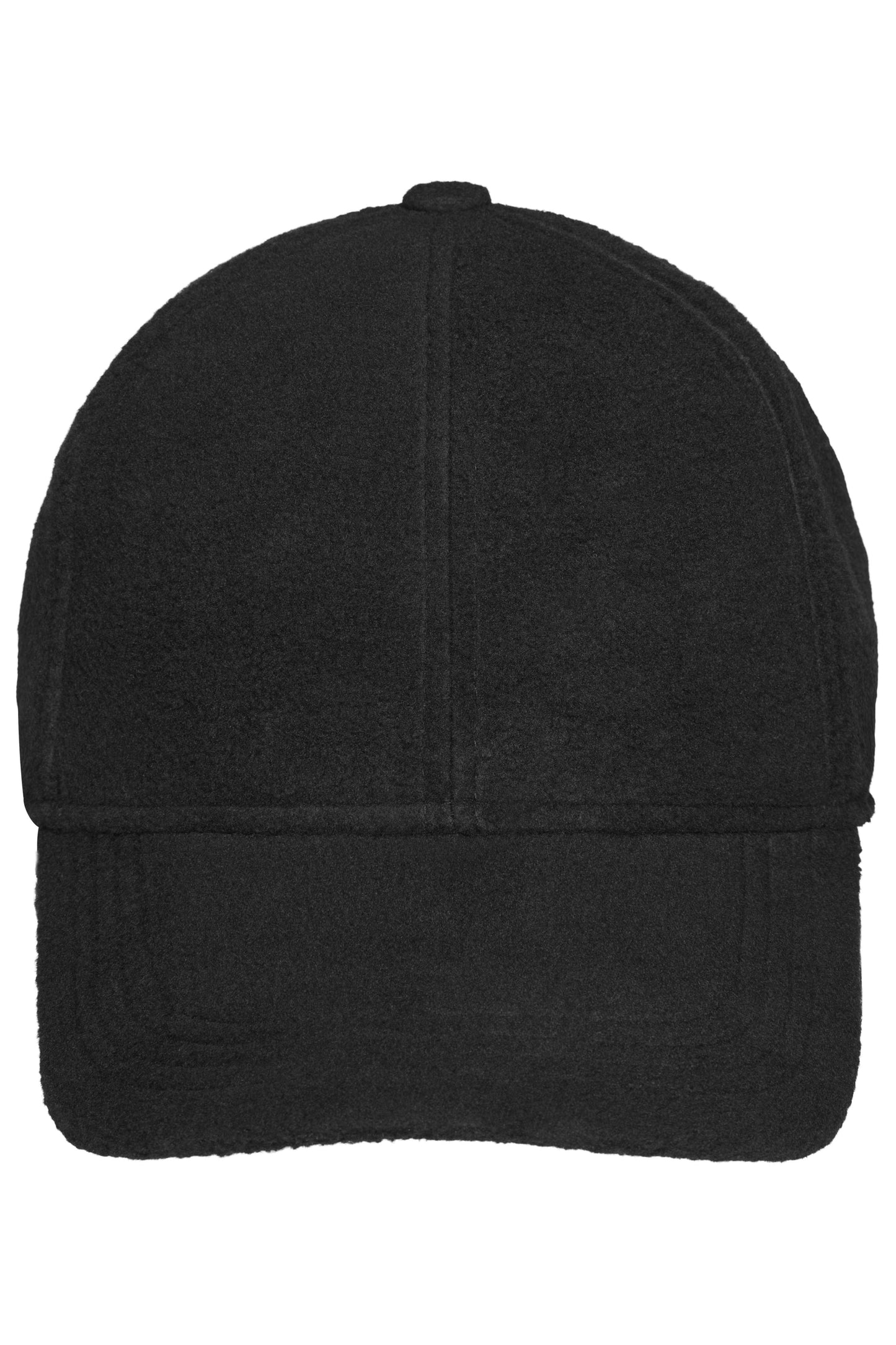 MB7510 - 6 Panel Fleece Cap with Earflaps in black Größe one size von Daiber