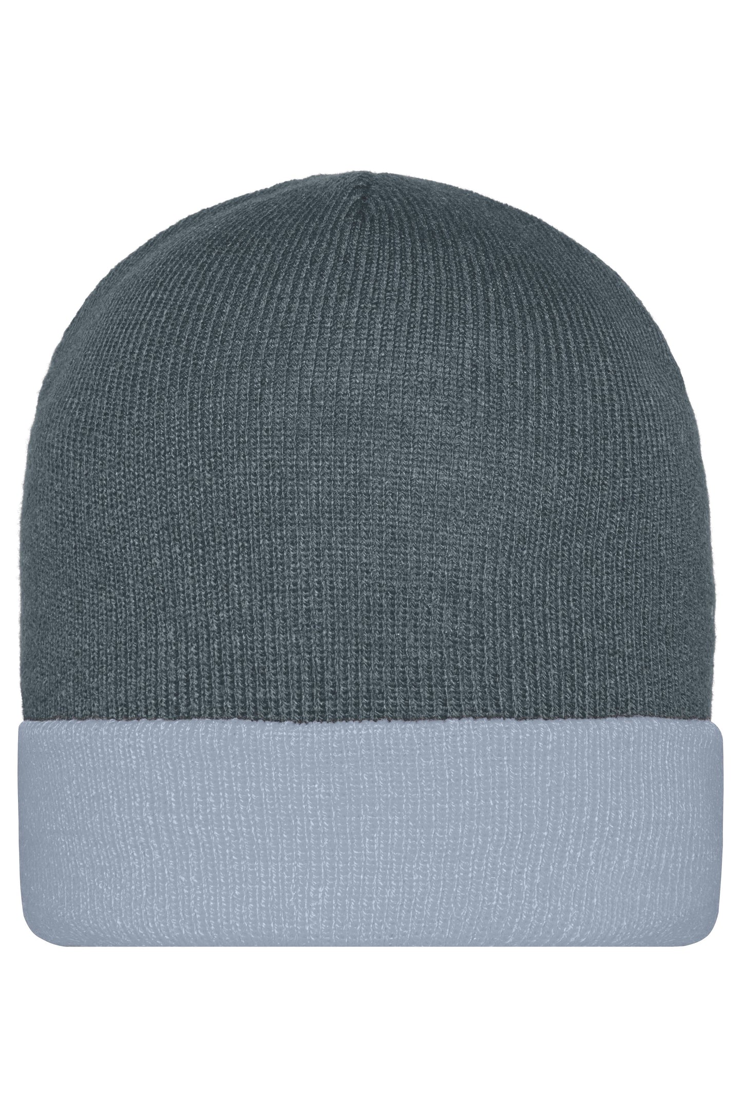MB7550 - Knitted Cap in dark-grey/light-grey Größe one size von Daiber