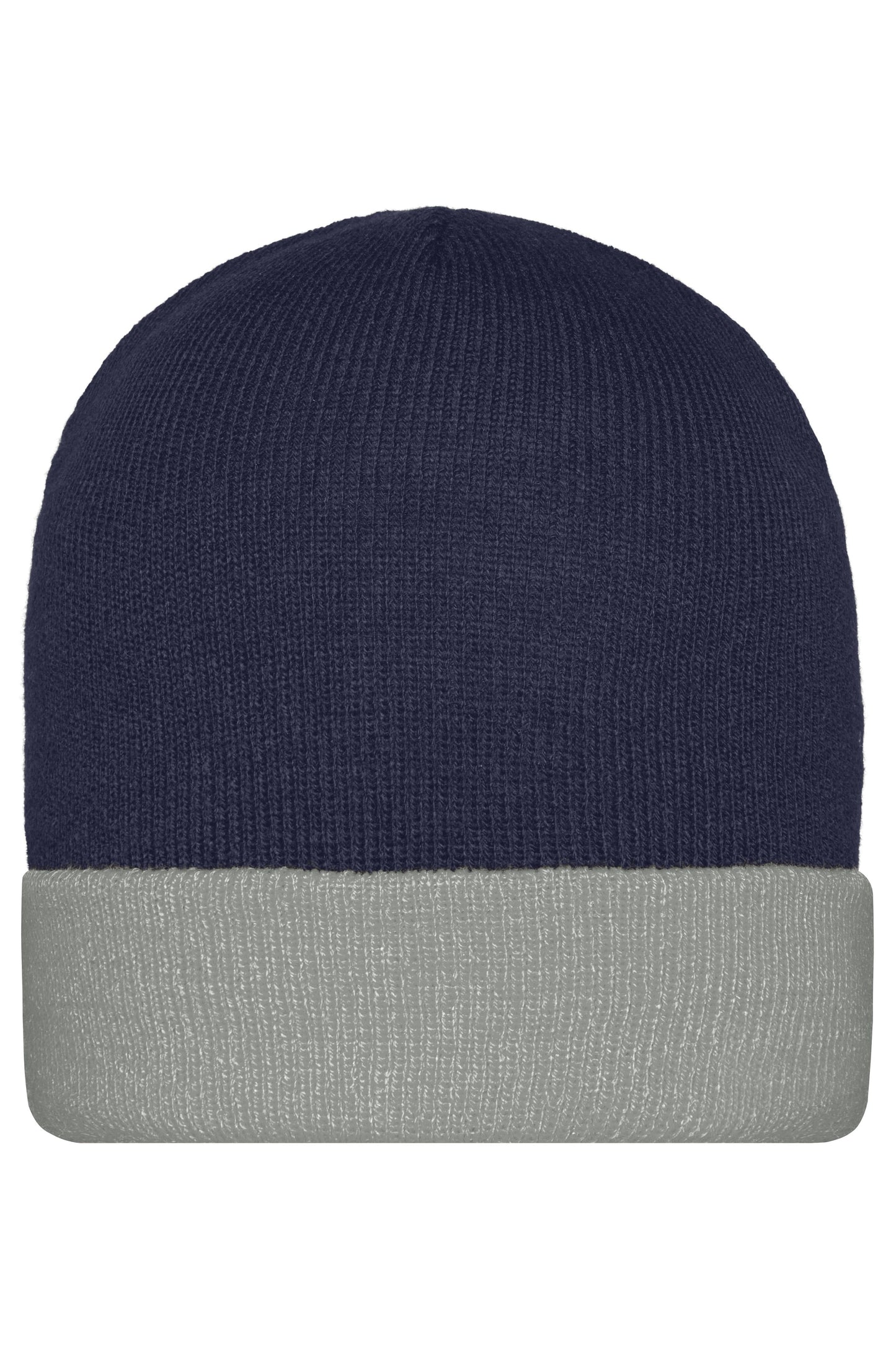 MB7550 - Knitted Cap in navy/grey Größe one size von Daiber