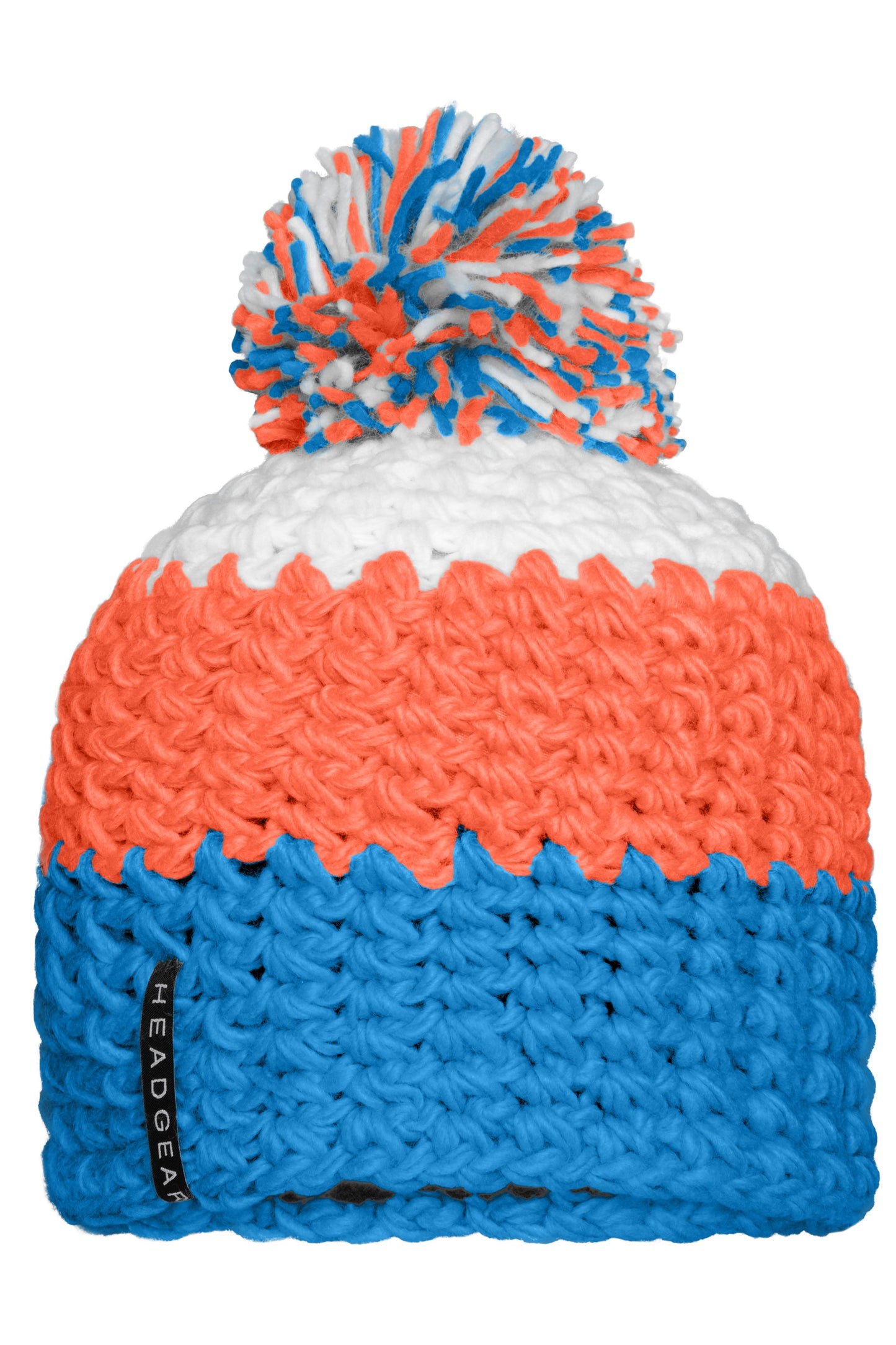 Crocheted Cap with Pompon