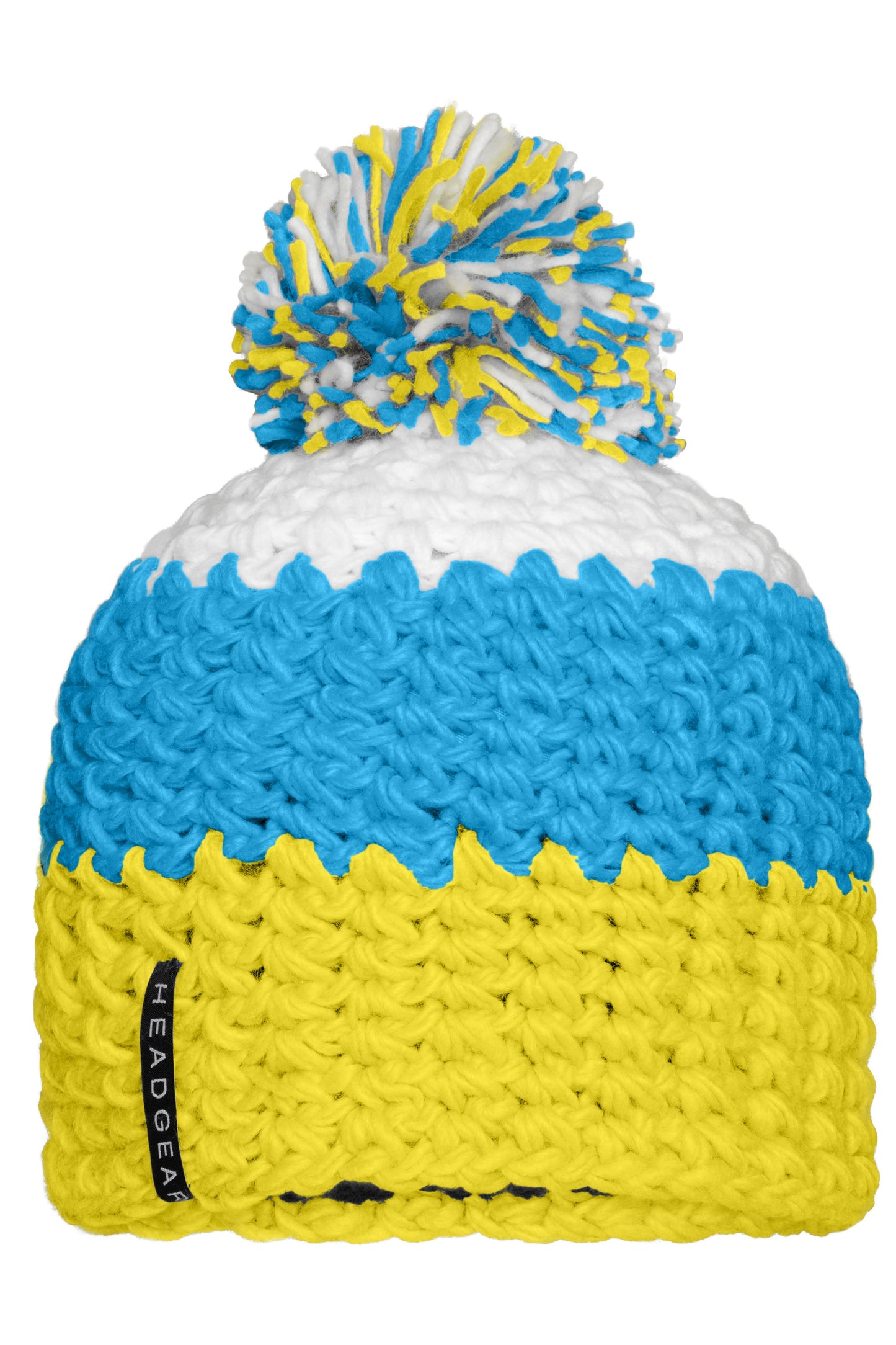 Crocheted Cap with Pompon