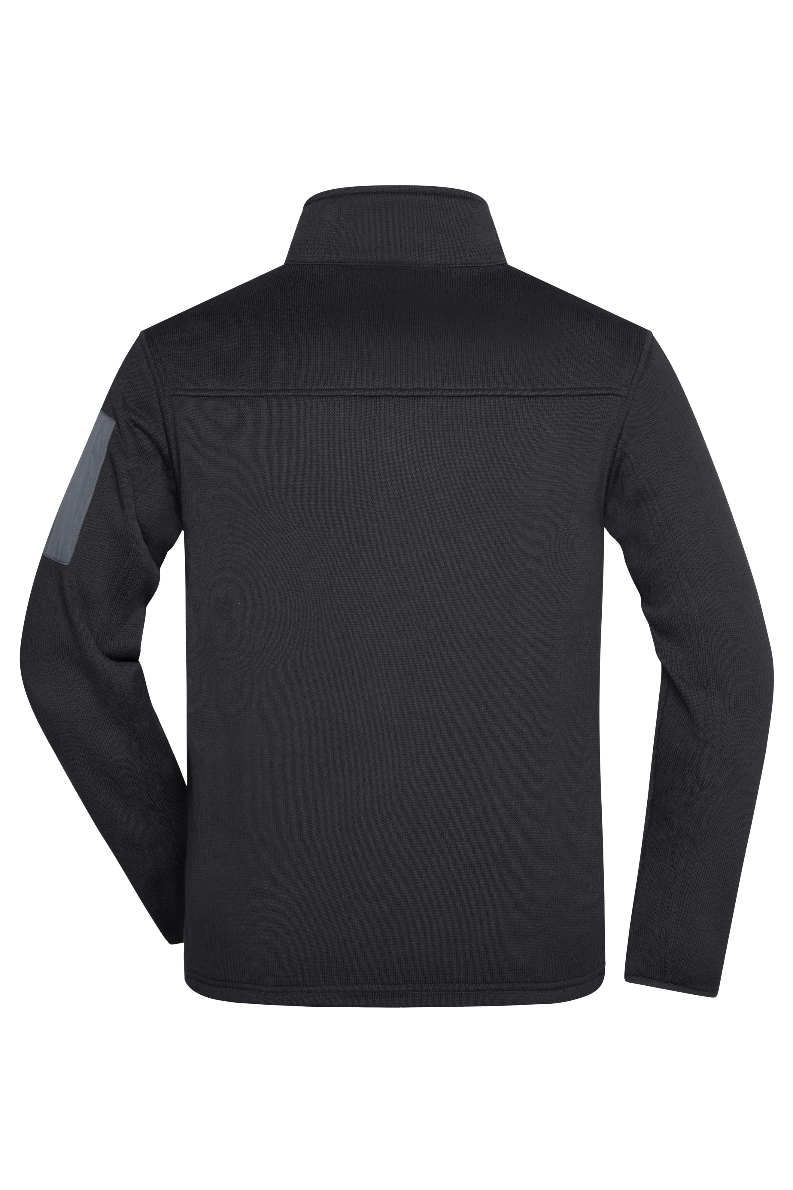 JN591 | Men's Knitted Fleece Jacket