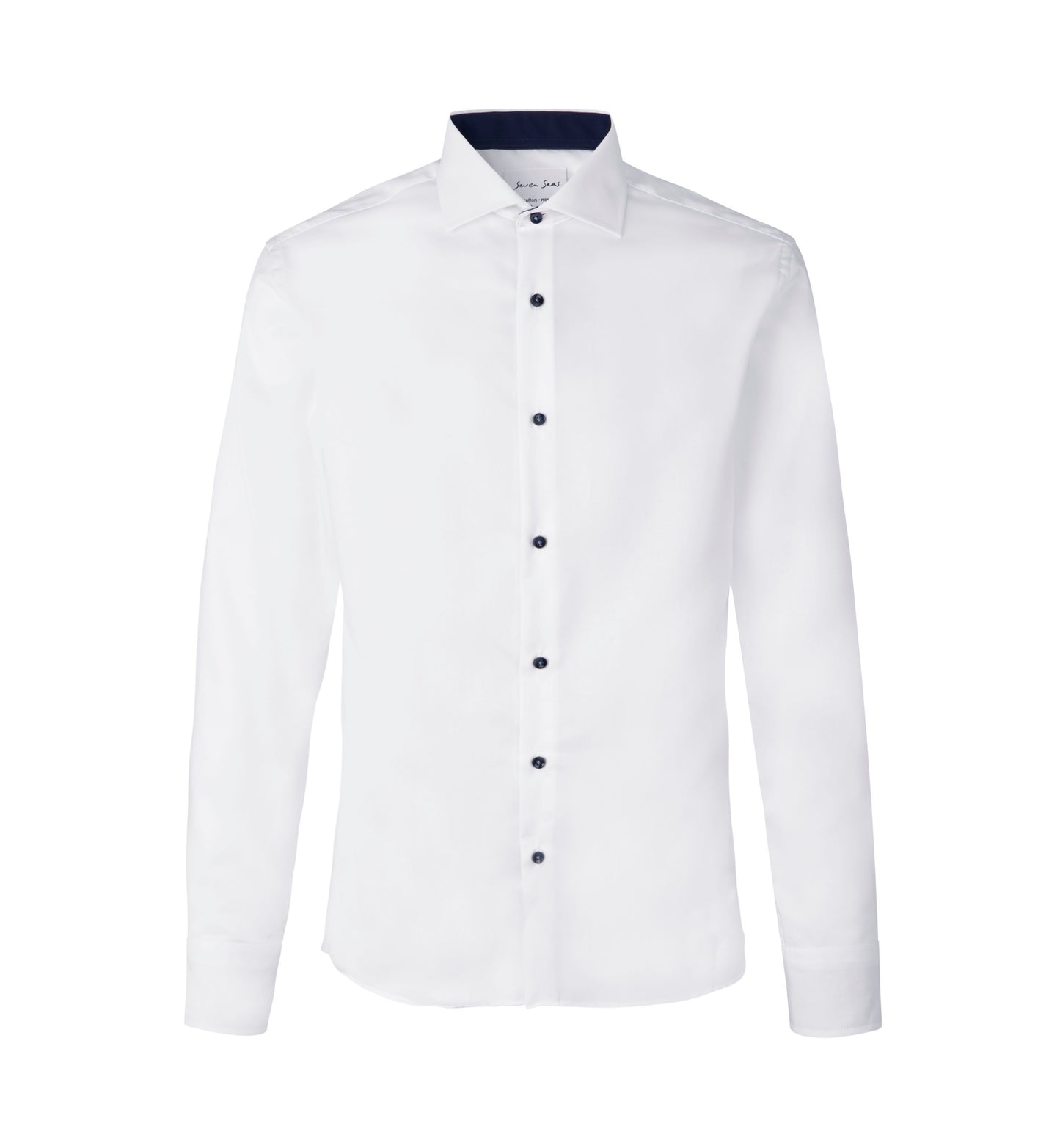 SEVEN SEAS Fine Twill Contrast | slim