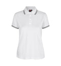 Kontrast Poloshirt | Stretch | Damen