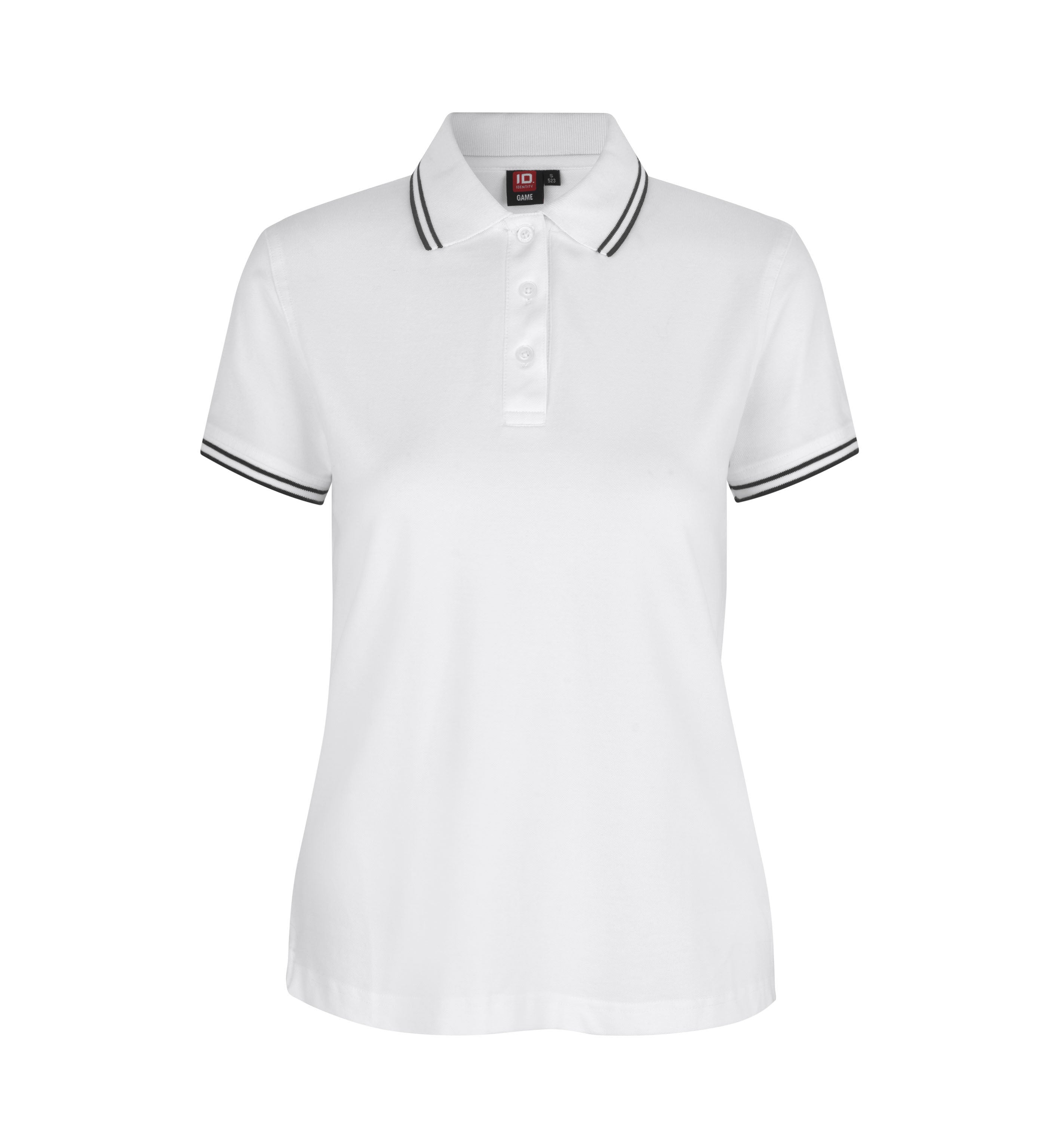 Kontrast Poloshirt | Stretch | Damen