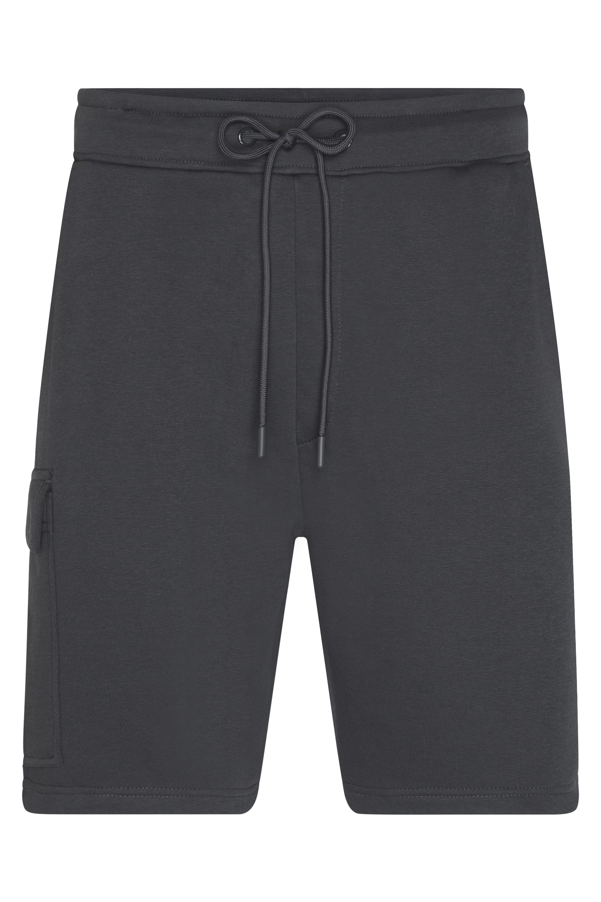 8038 - Men's Lounge Shorts in graphite Größe S von Daiber