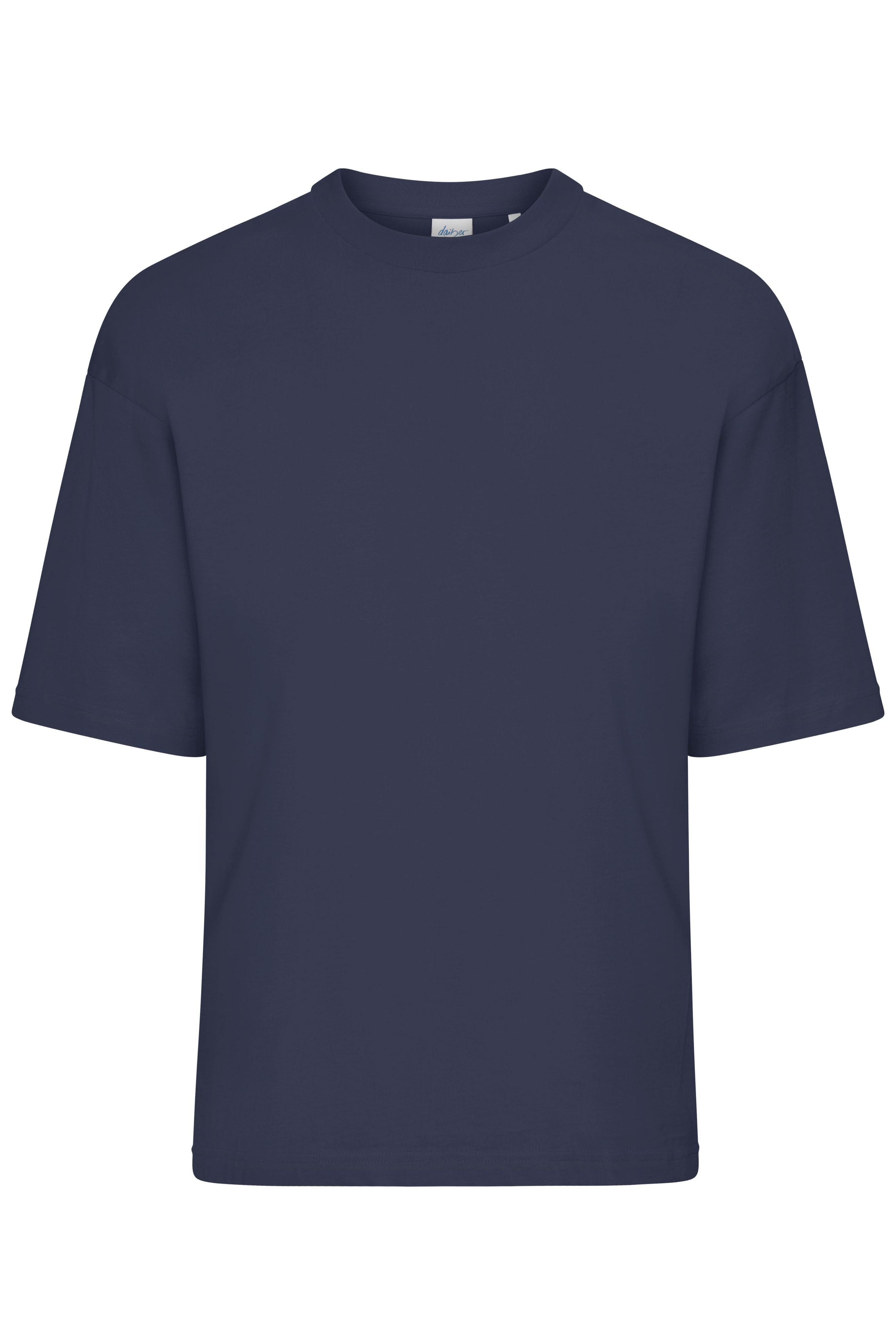8041 - Oversized-T UNISEX in navy Größe XXS von Daiber