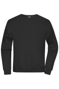 8042 - Oversized Sweat UNISEX in black Größe XXS von Daiber