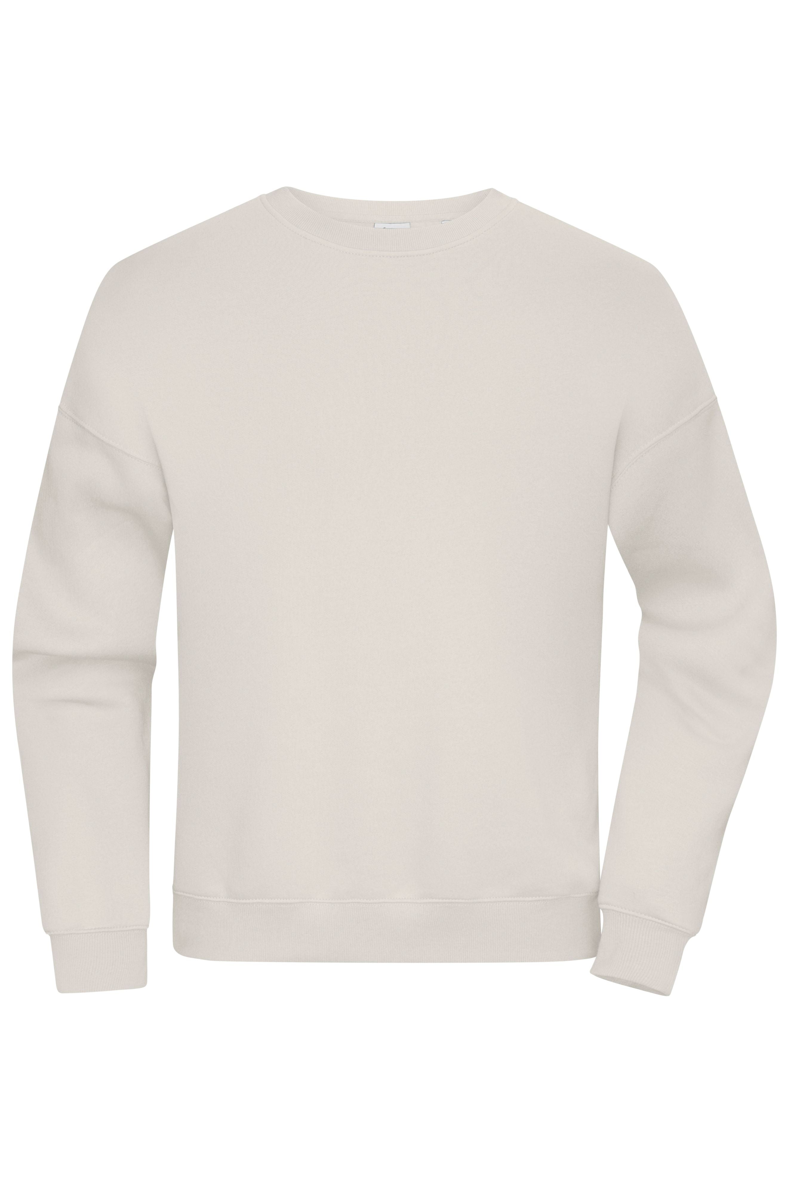 8042 - Oversized Sweat UNISEX in sandstone Größe XXS von Daiber