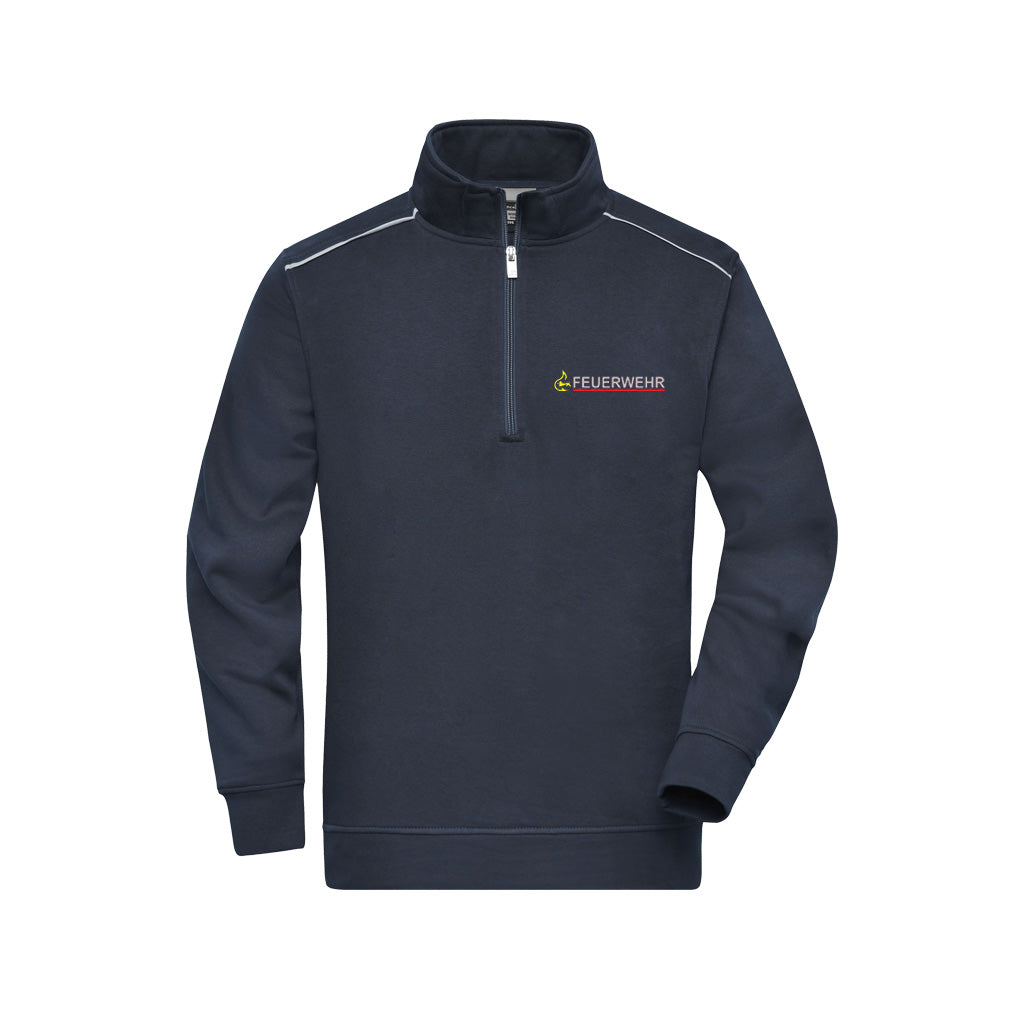 Feuerwehr Half-Zip Sweatshirt Spezial